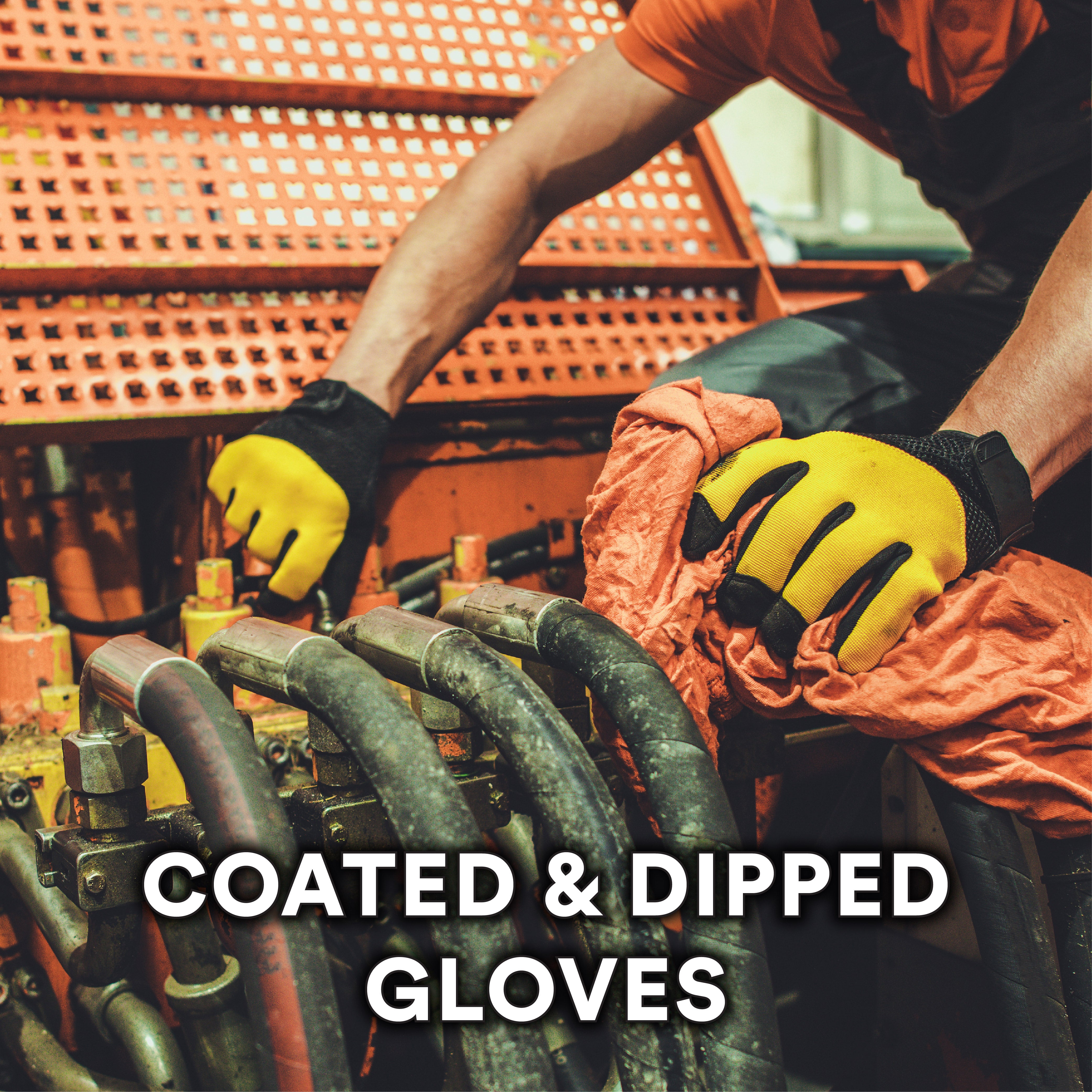 Palm Coated Work Gloves  Nitrile, Latex & Polyurethane
