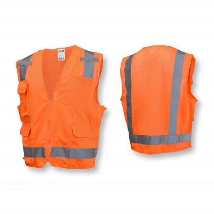 Hi-Vis Mesh Safety Vest- FR/Arc Flash Resist, Type R Class 2 – X1 Safety