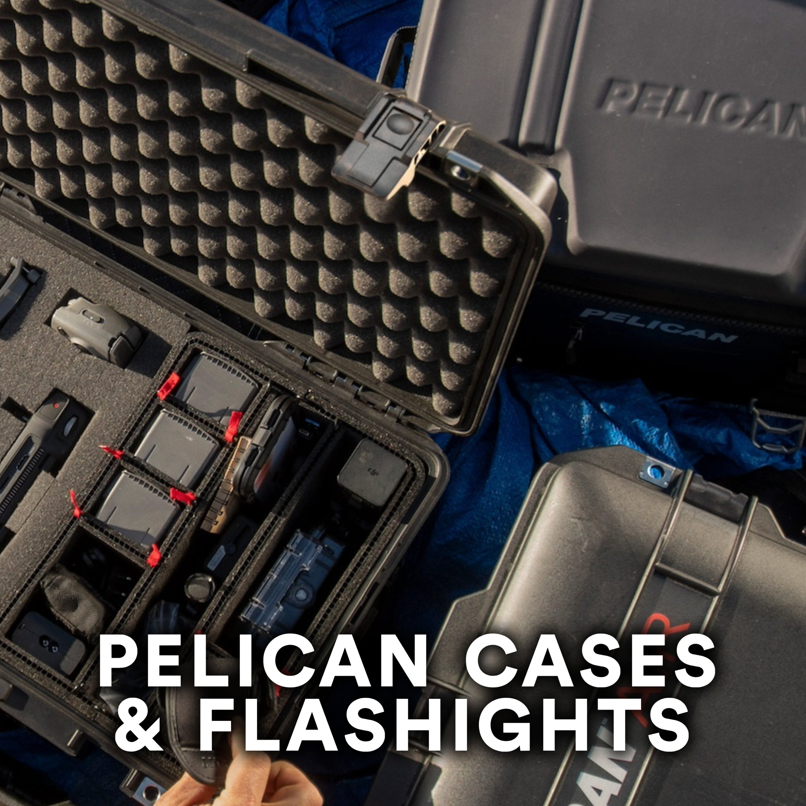 Pelican Cases and Flashlights Collection