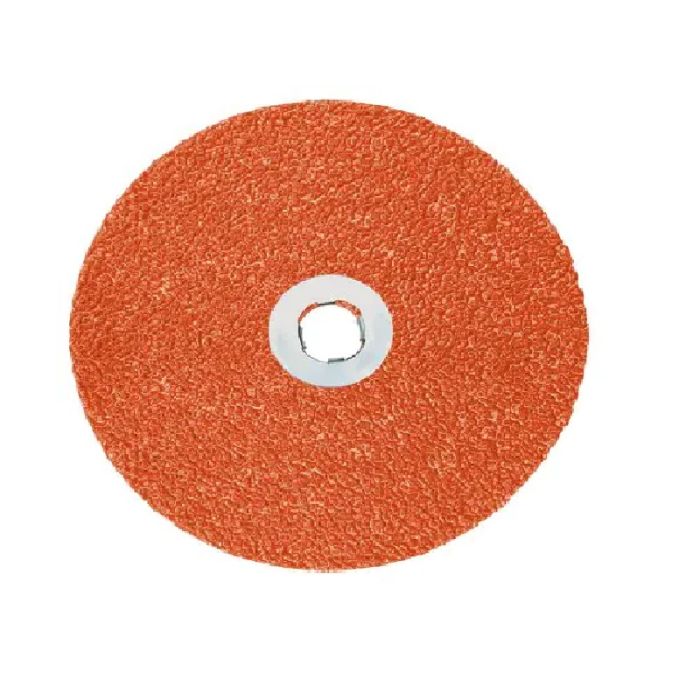 3M 787C Fibre Disc, GL Quick Change, 4.5 in Diameter, 120+ Grit, Case Of 100