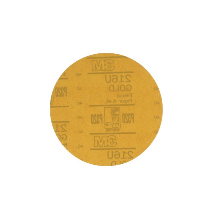 3M™ Hookit™ Gold Disc 216U, 00975, 6 in, P320, 100 discs per carton, 4 cartons case