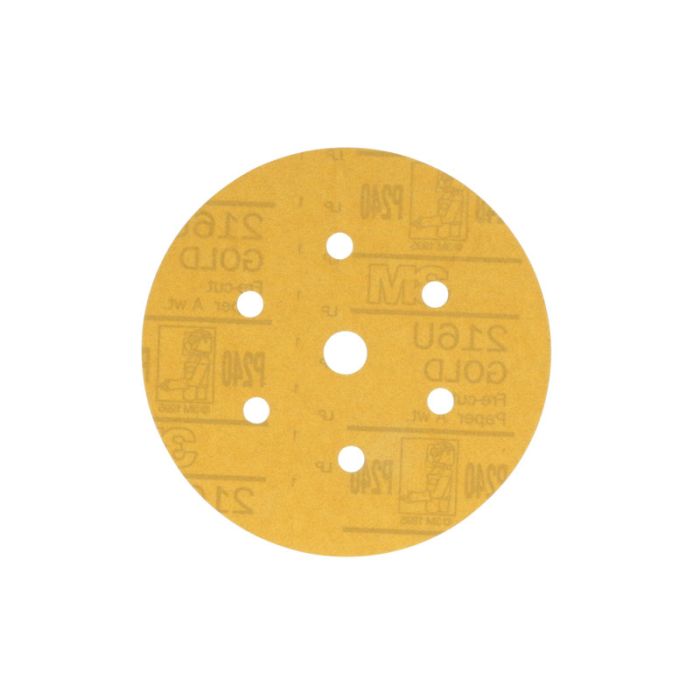 3M™ Hookit™ Gold Disc Dust Free 216U, 01075, 6 in, P320, 100 discs per carton, 4 cartons per case