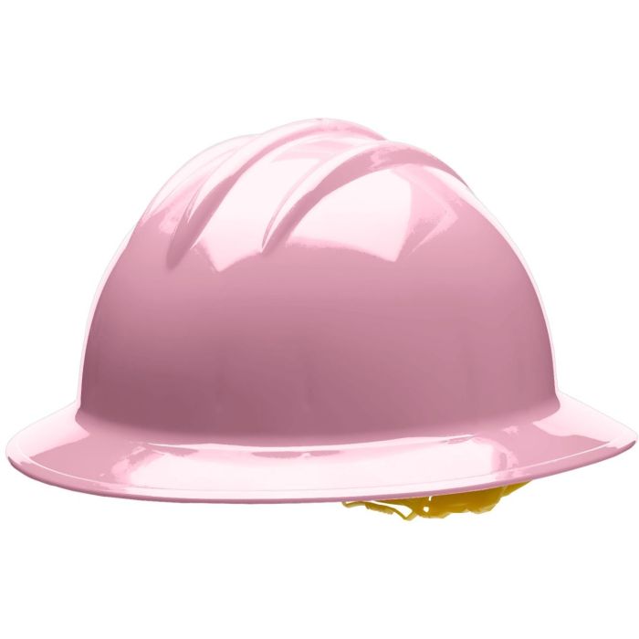 Bullard C34 34LPP 6pt Pinlock Classic Extra Large Full Brim Style Light Pink Hard Hat 20/Case