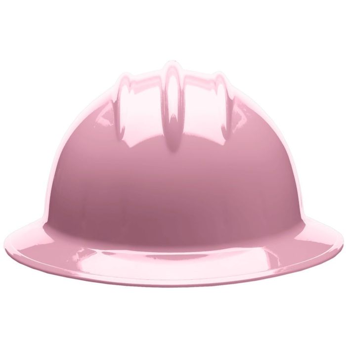 Bullard C34 34LPP 6pt Pinlock Classic Extra Large Full Brim Style Light Pink Hard Hat 20/Case