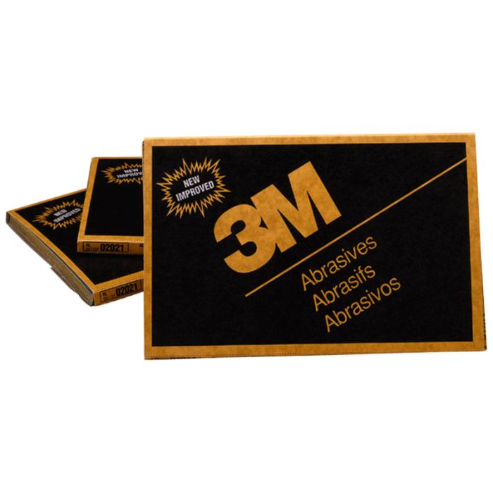 3M™ Wetordry™ Abrasive Sheet, 02022, 1200, 5 1/2 in x 9 in, 50 sheets per carton, 5 cartons per case