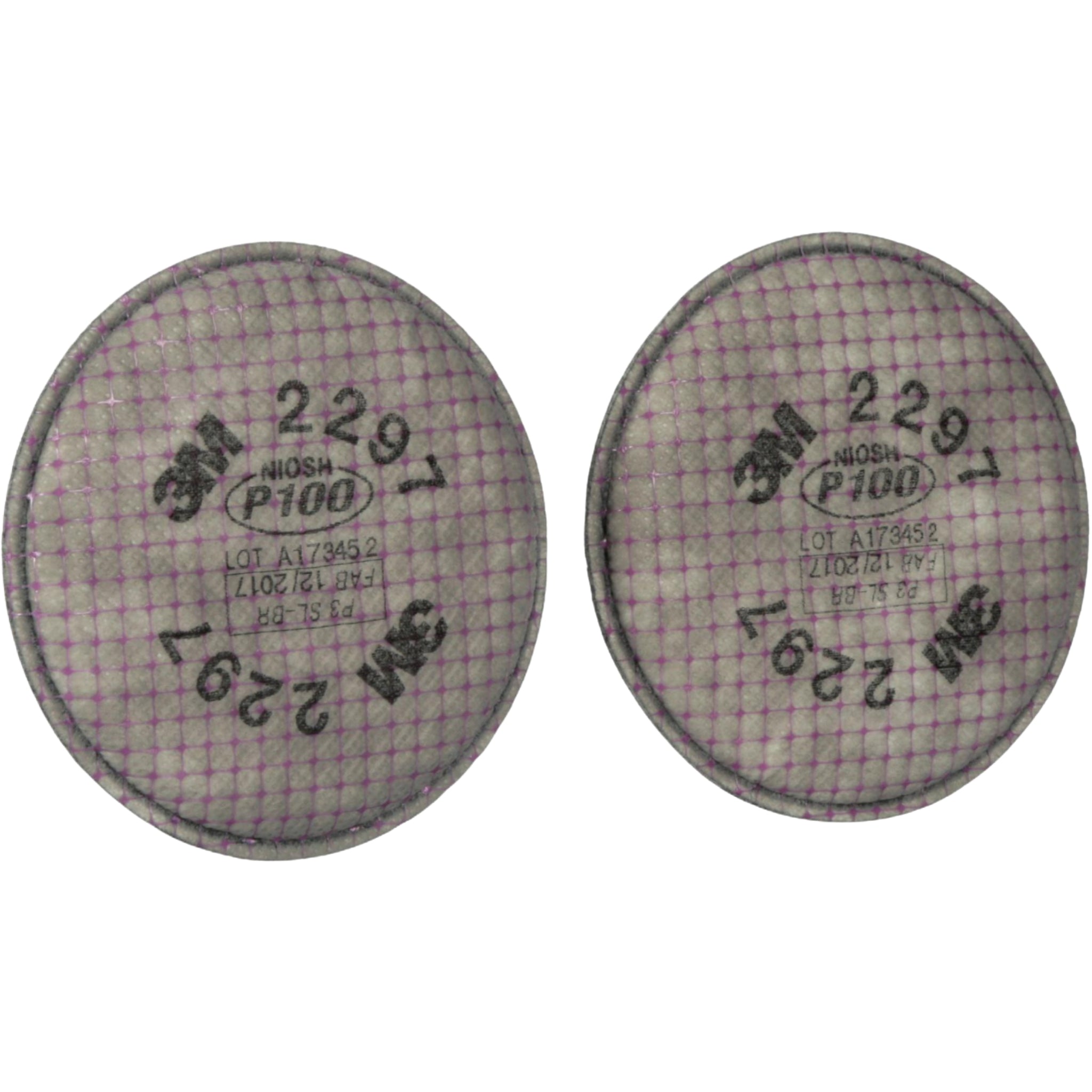 3M 2297 P100 Advanced Particulate Filter with Nuisance Level Organic Vapor Relief main image