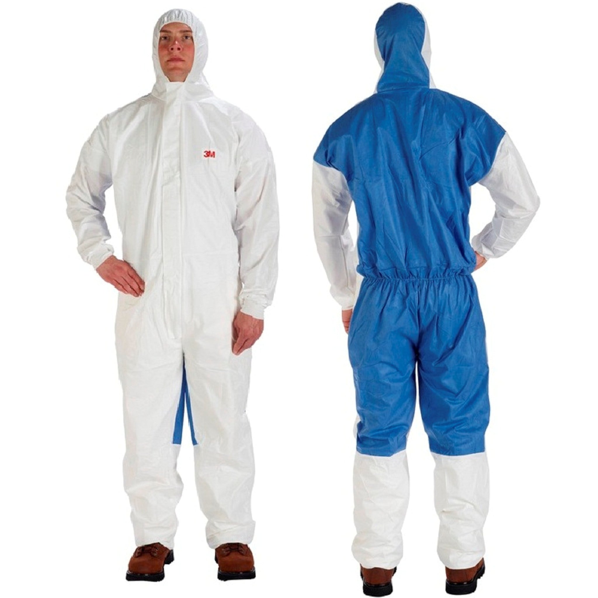 3M 4535 Protective Coverall Type 5/6, White & Blue, MAIN IMAGE