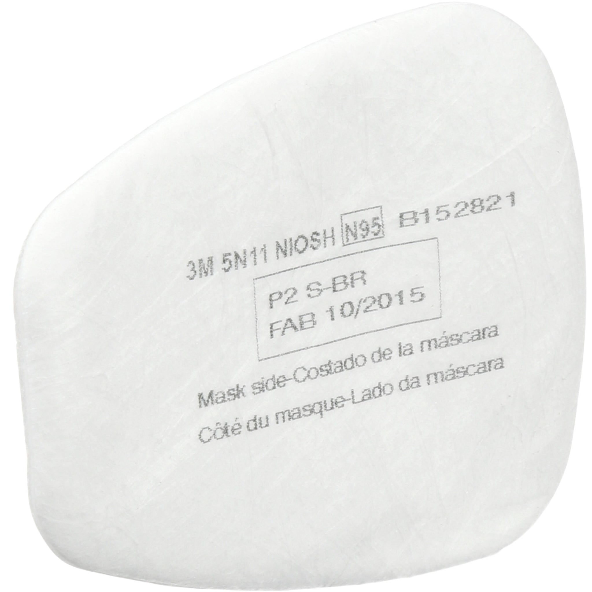 3M 5N11 N95 Particulate Filter right side view