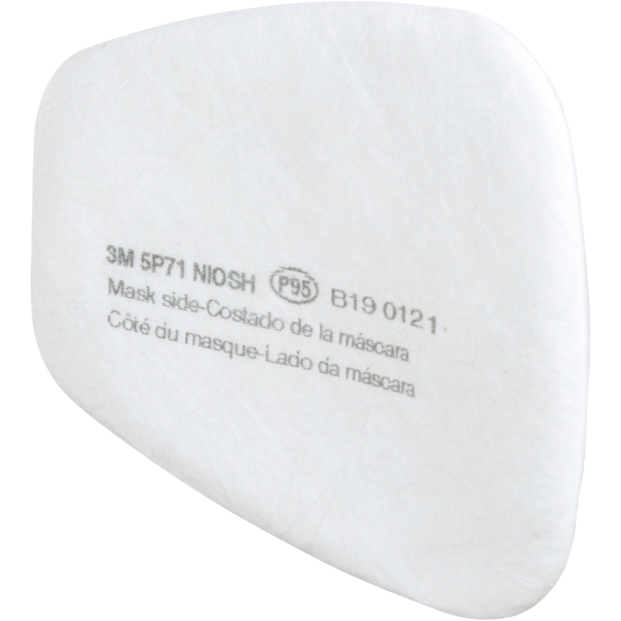 3M 5P71 P95 Particulate Filter 07194 left side view