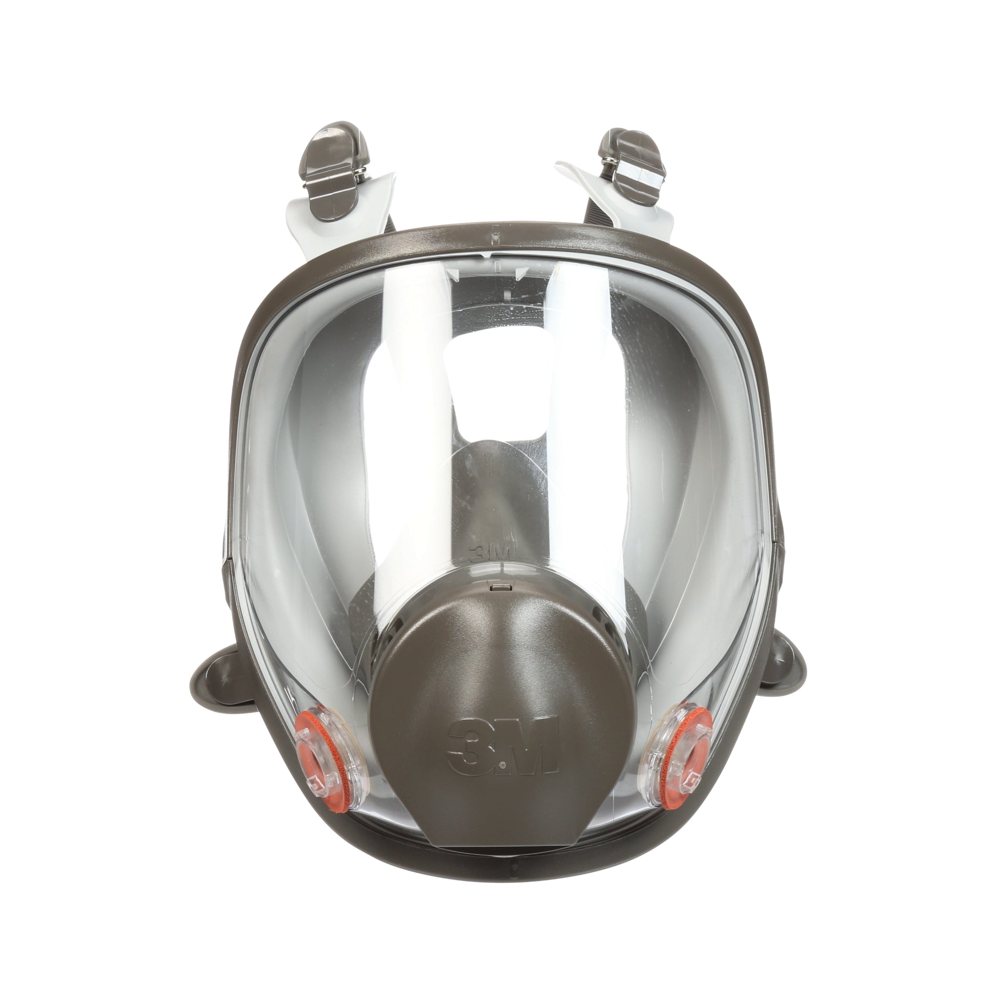 3M 6700 Full Face Reusable Respirator, Gray, Small, front view