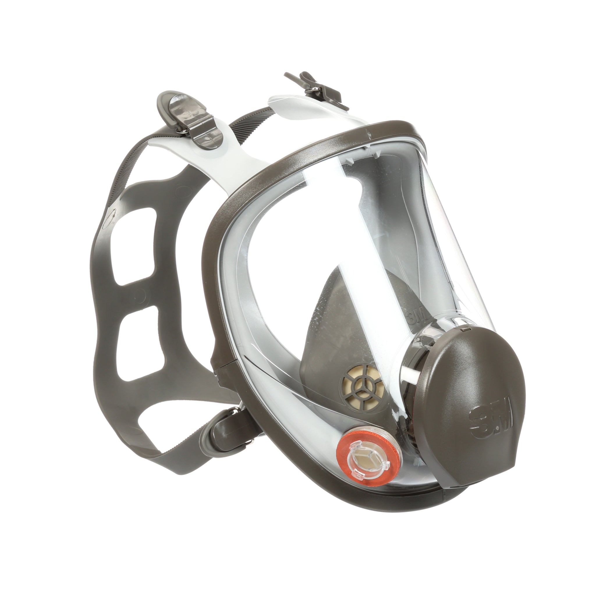 3M 6700 Full Face Reusable Respirator, Gray, Small, left side view