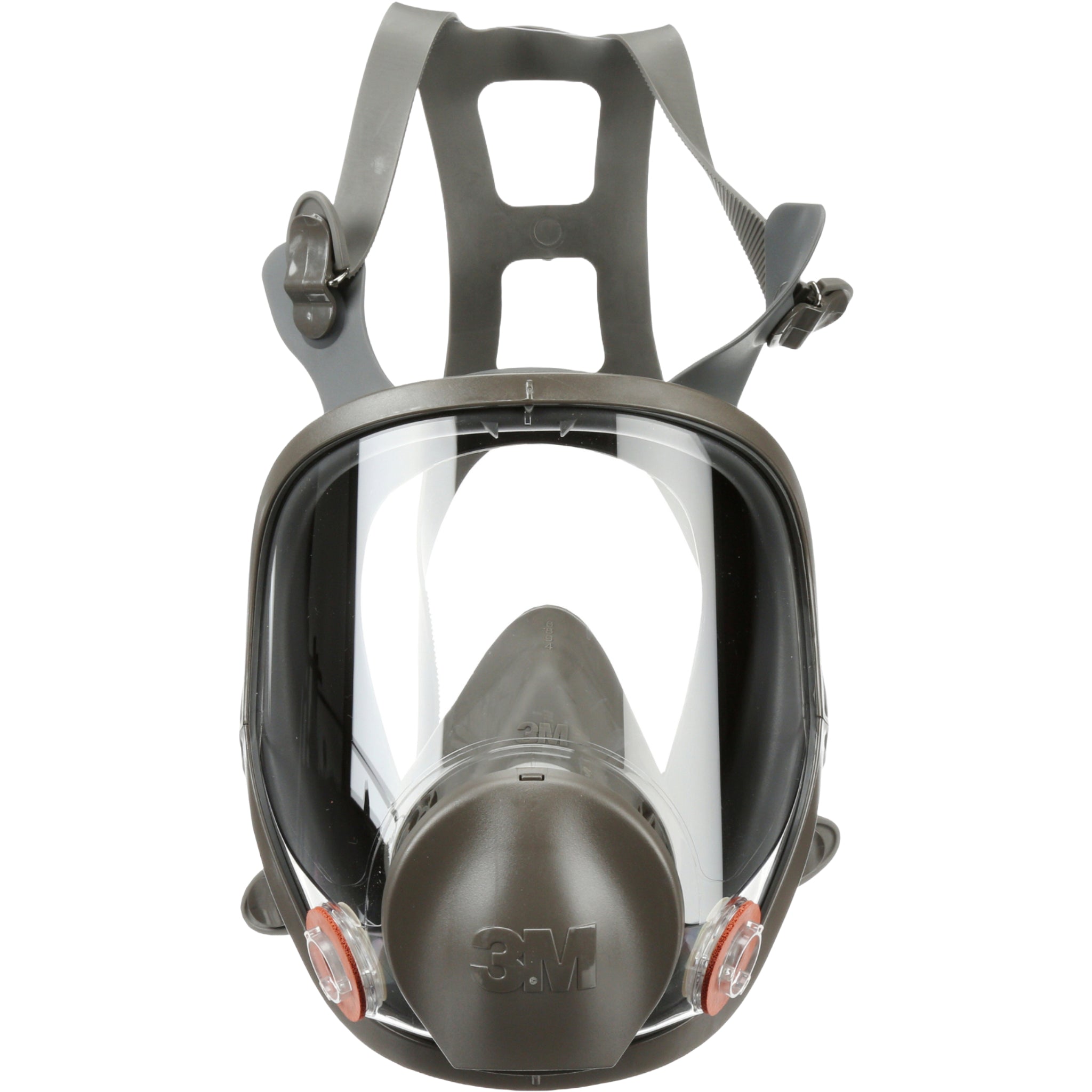 3M 6900 Full Face Reusable Respirator, Gray, Large front view