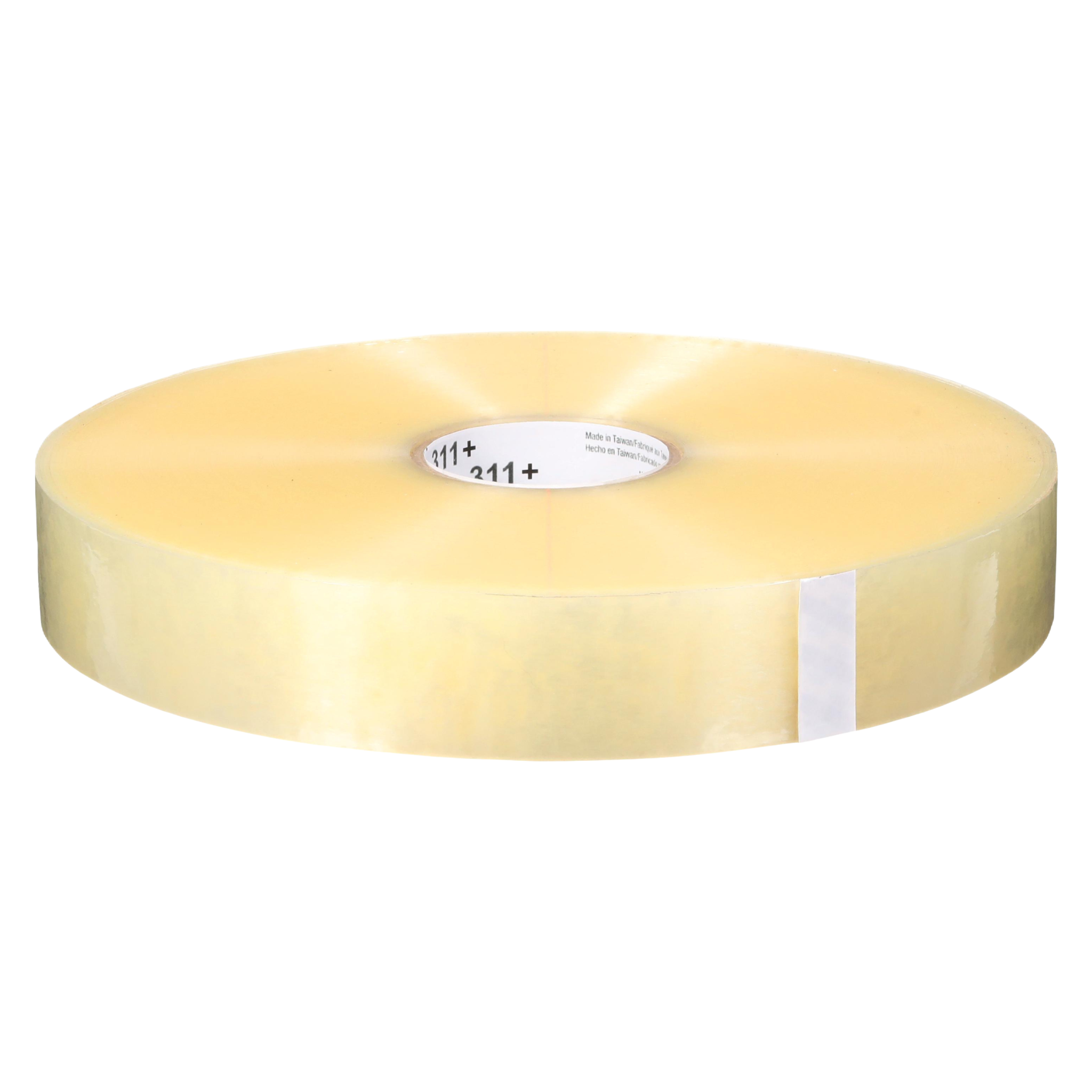 Scotch High Tack Box Sealing Tape 311+ Clear 48 mm x 1500 m top view