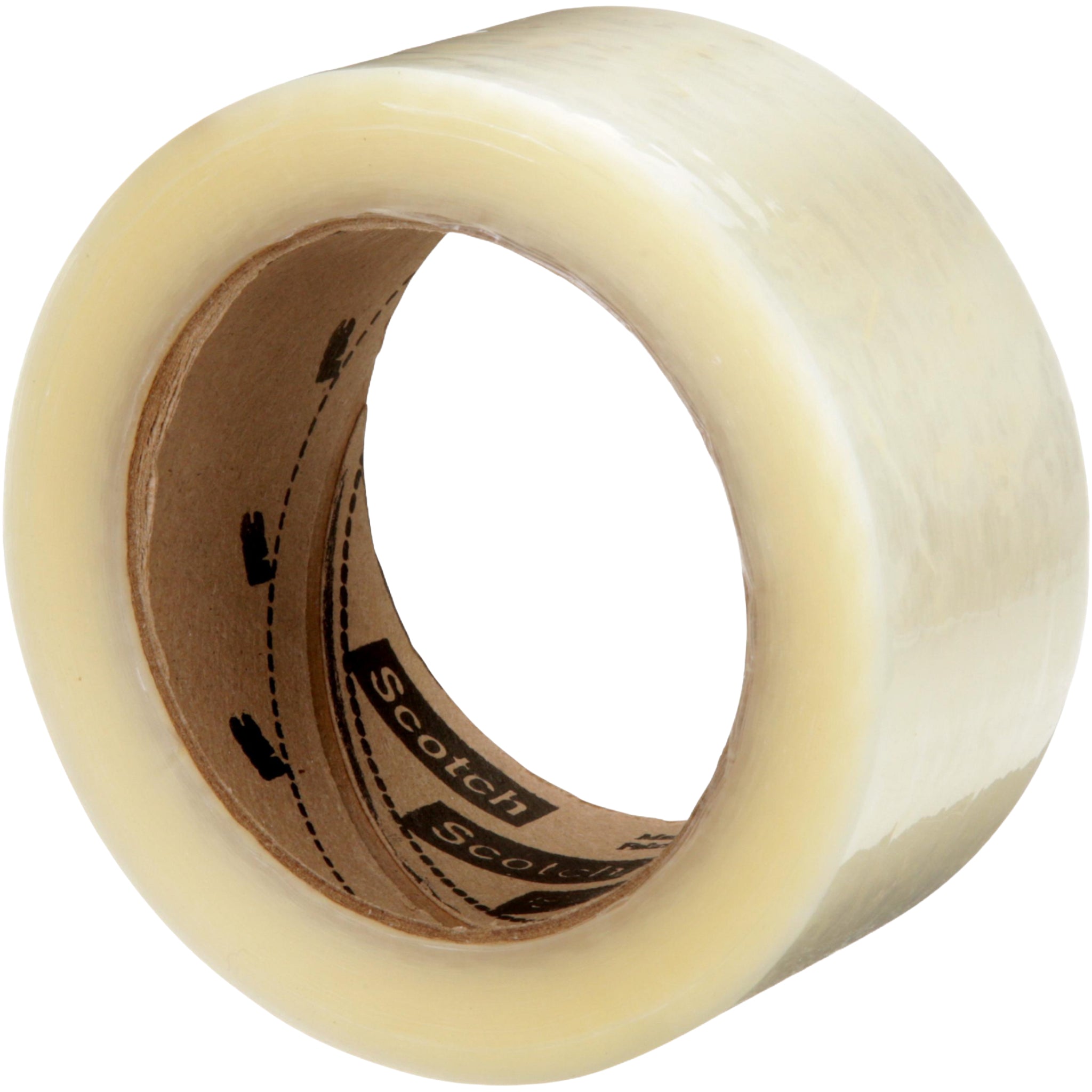 Scotch Box Sealing Tape 371 Clear 48 mm x 100 m left side view