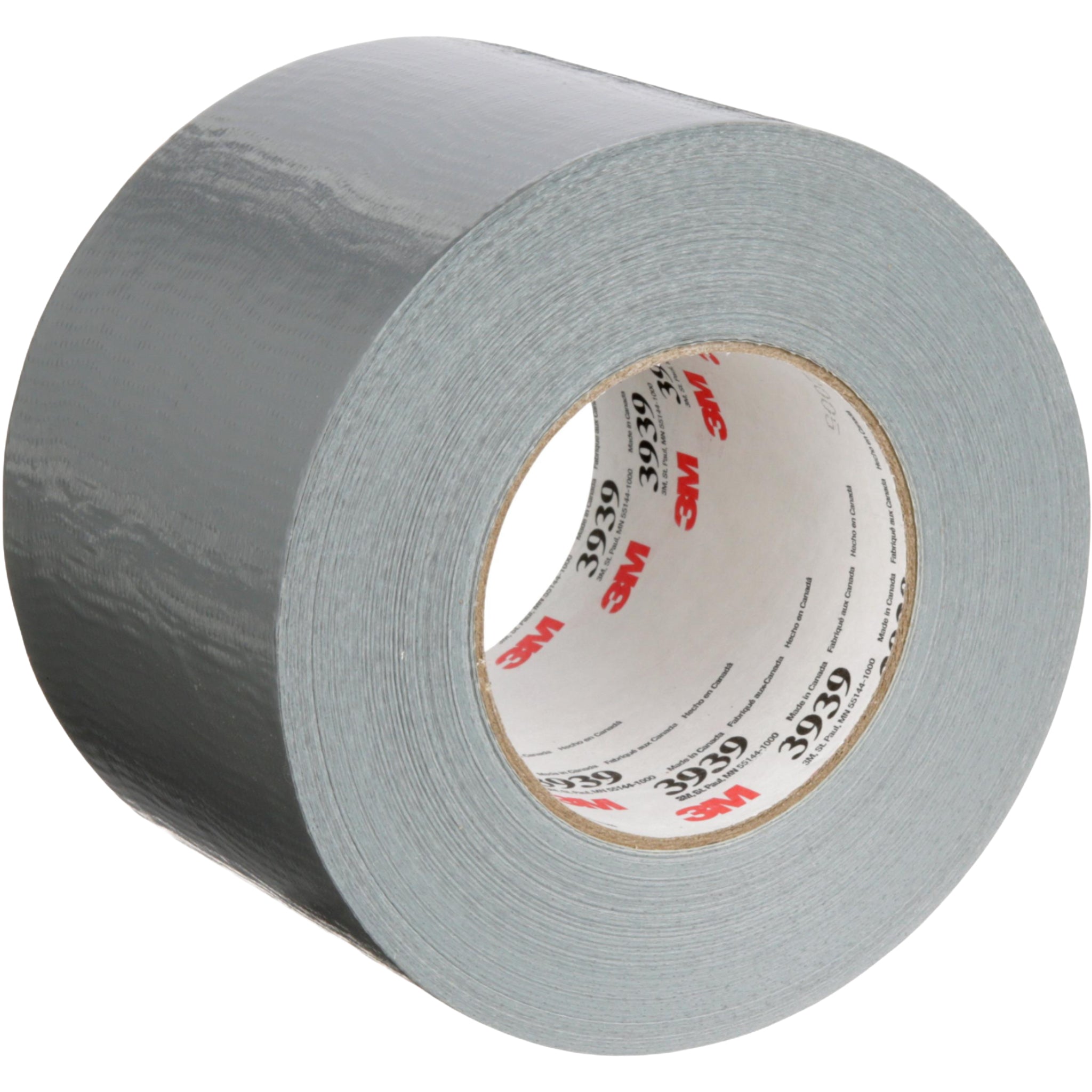 3M Heavy Duty Duct Tape 3939 Silver 96 mm x 54.8 m 9.0 mil main image