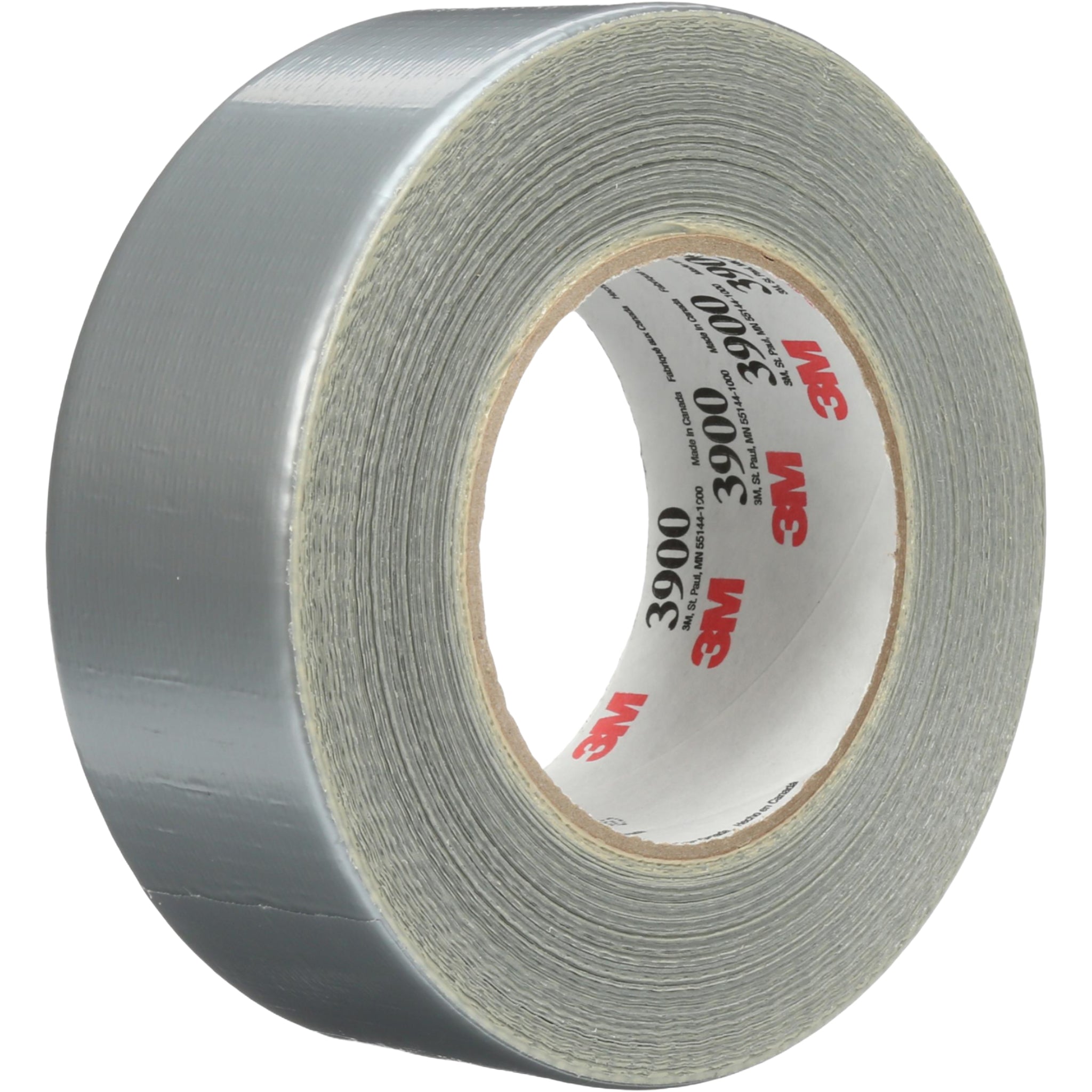 3M Multi-Purpose Duct Tape 3900 Silver 48 mm x 54.8 m 7.6 mil right side image