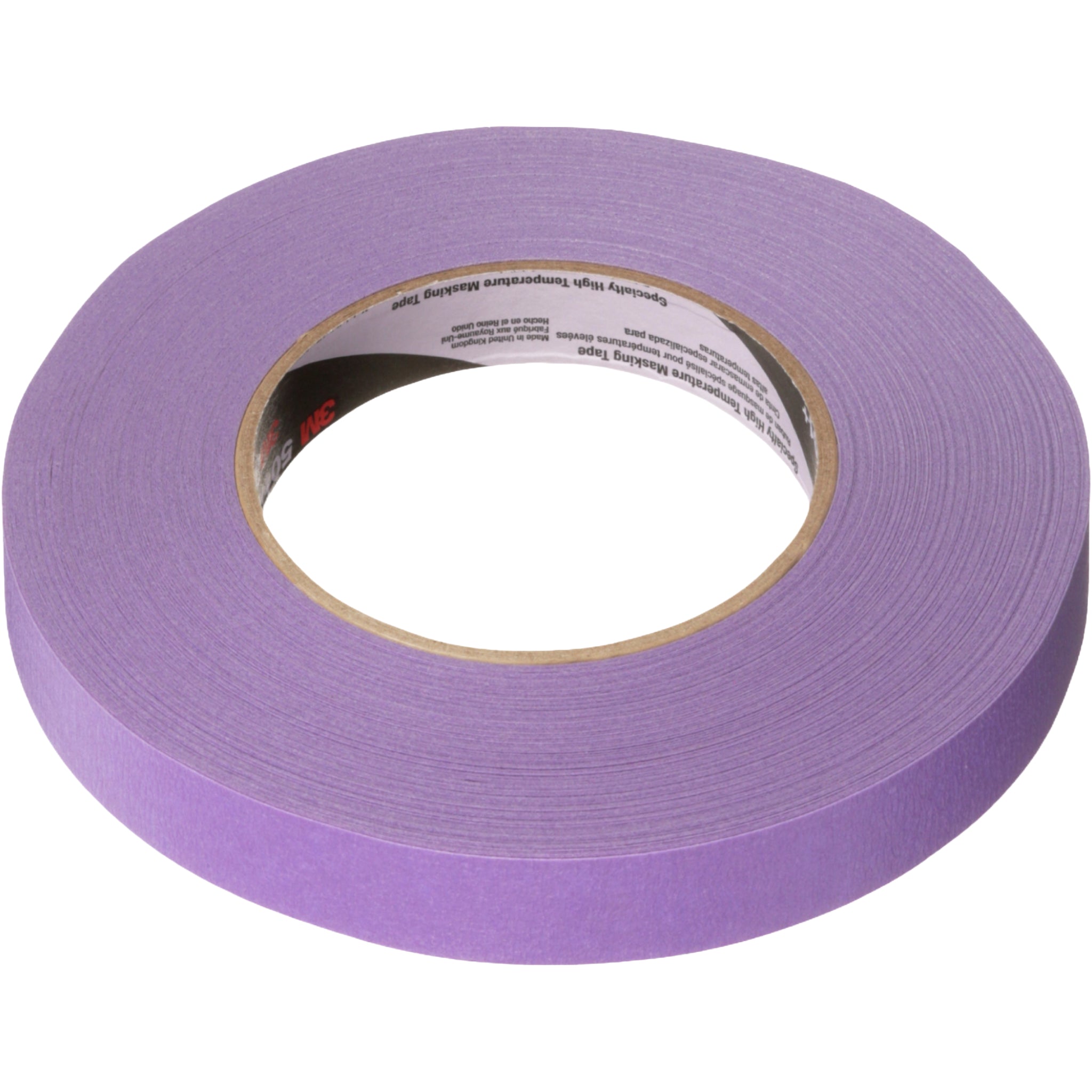 3M Specialty High Temperature Purple Masking Tape 501+ 18 mm x 55 m 6.0 mil top view