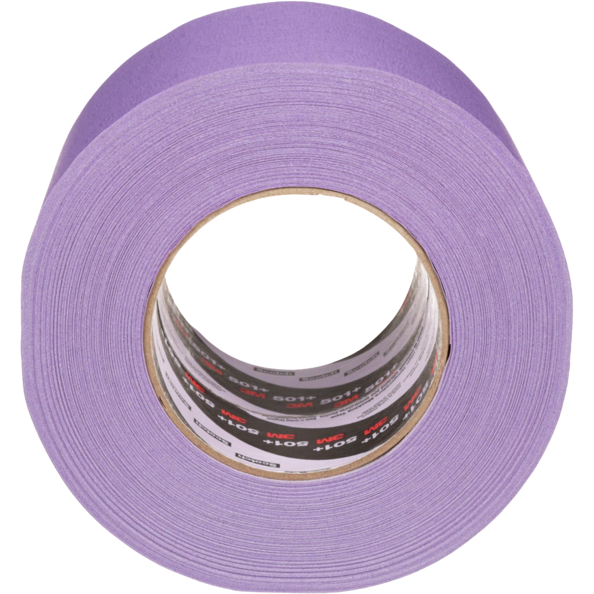 3M Specialty Purple High Temperature Masking Tape 501+ 100 mm x 55 m front view