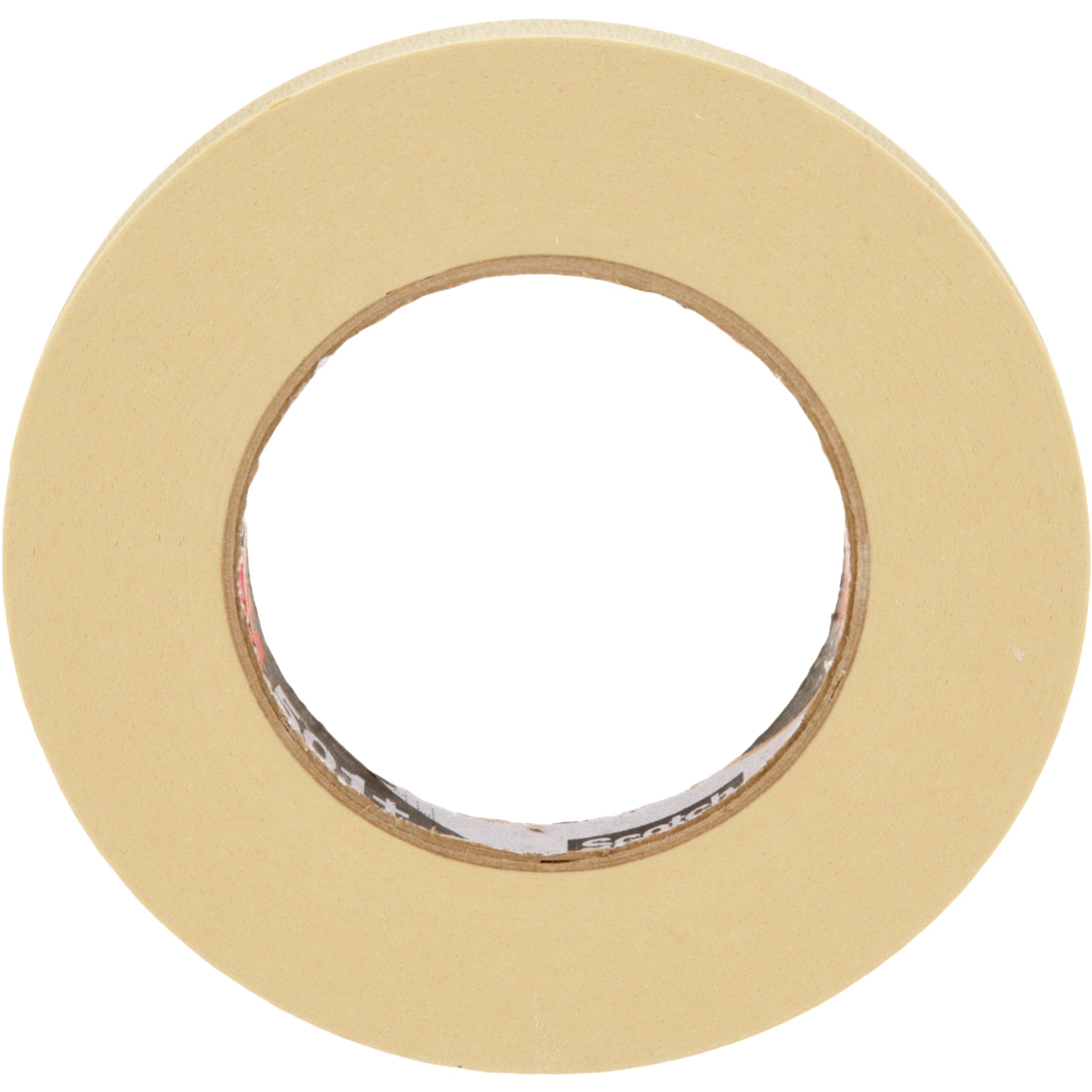 3M Specialty High Temperature Masking Tape 501+ Tan 12 mm x 55 m 7.3 mil front view