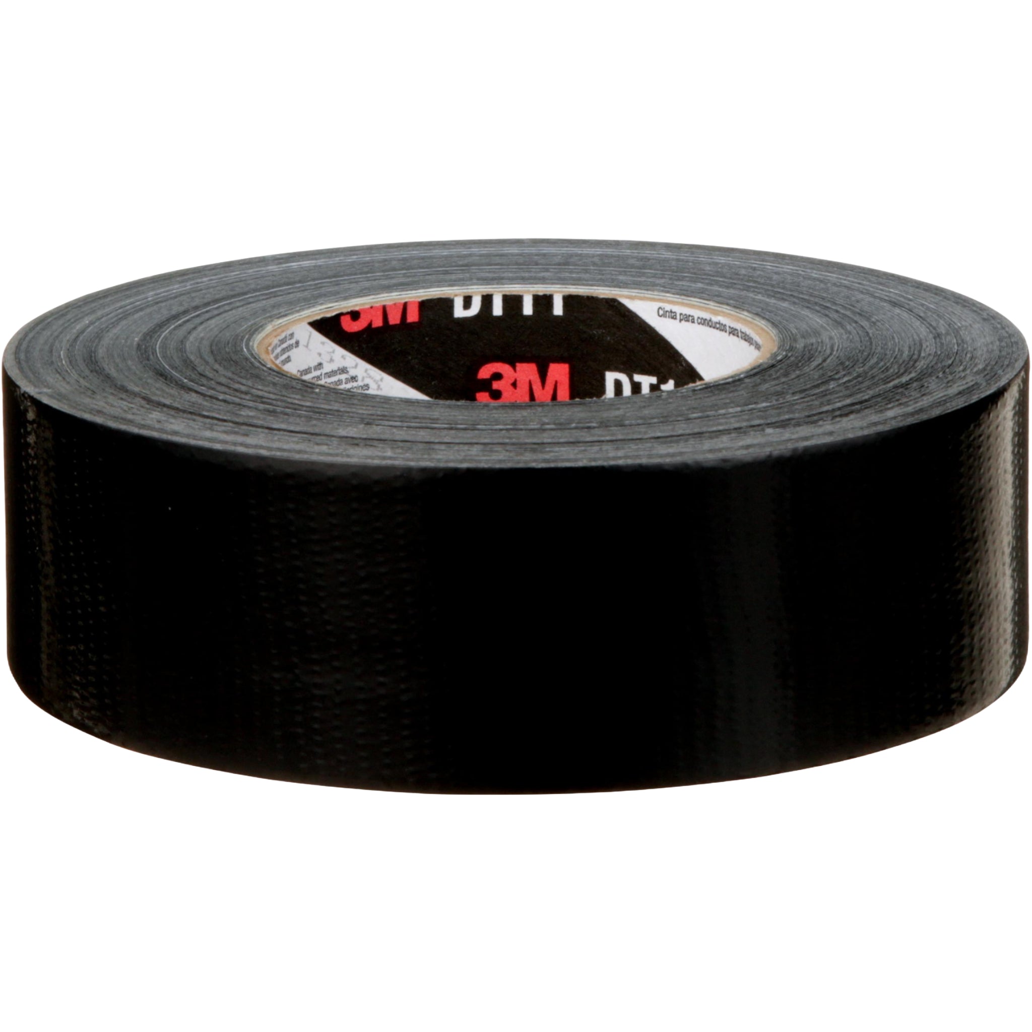 3M Heavy Duty Duct Tape DT11 Black 48 mm x 54.8 m 11 mil center view