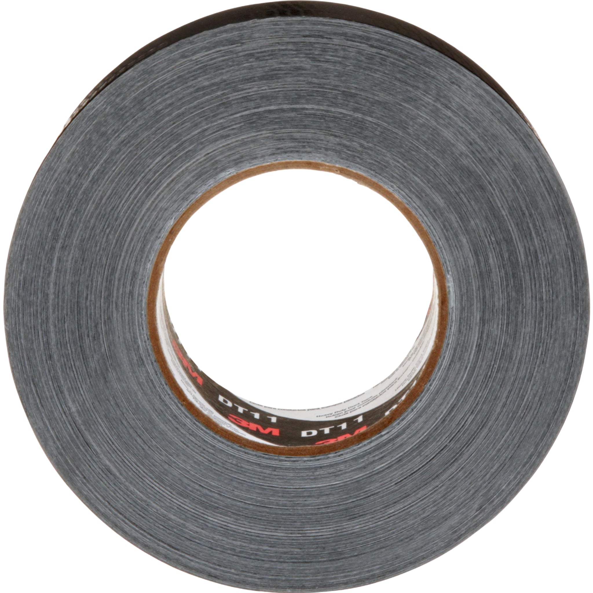 3M Heavy Duty Duct Tape DT11 Black 48 mm x 54.8 m 11 mil front view