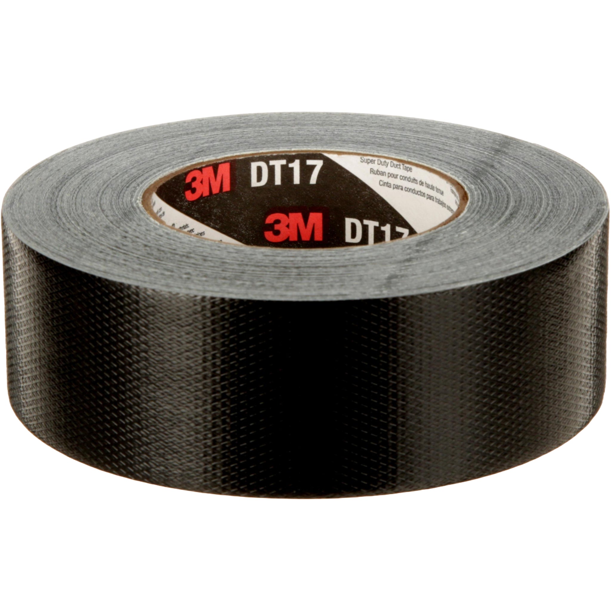 3M Super Duty Duct Tape DT17 Black 48 mm x 32 m 17 mil center view