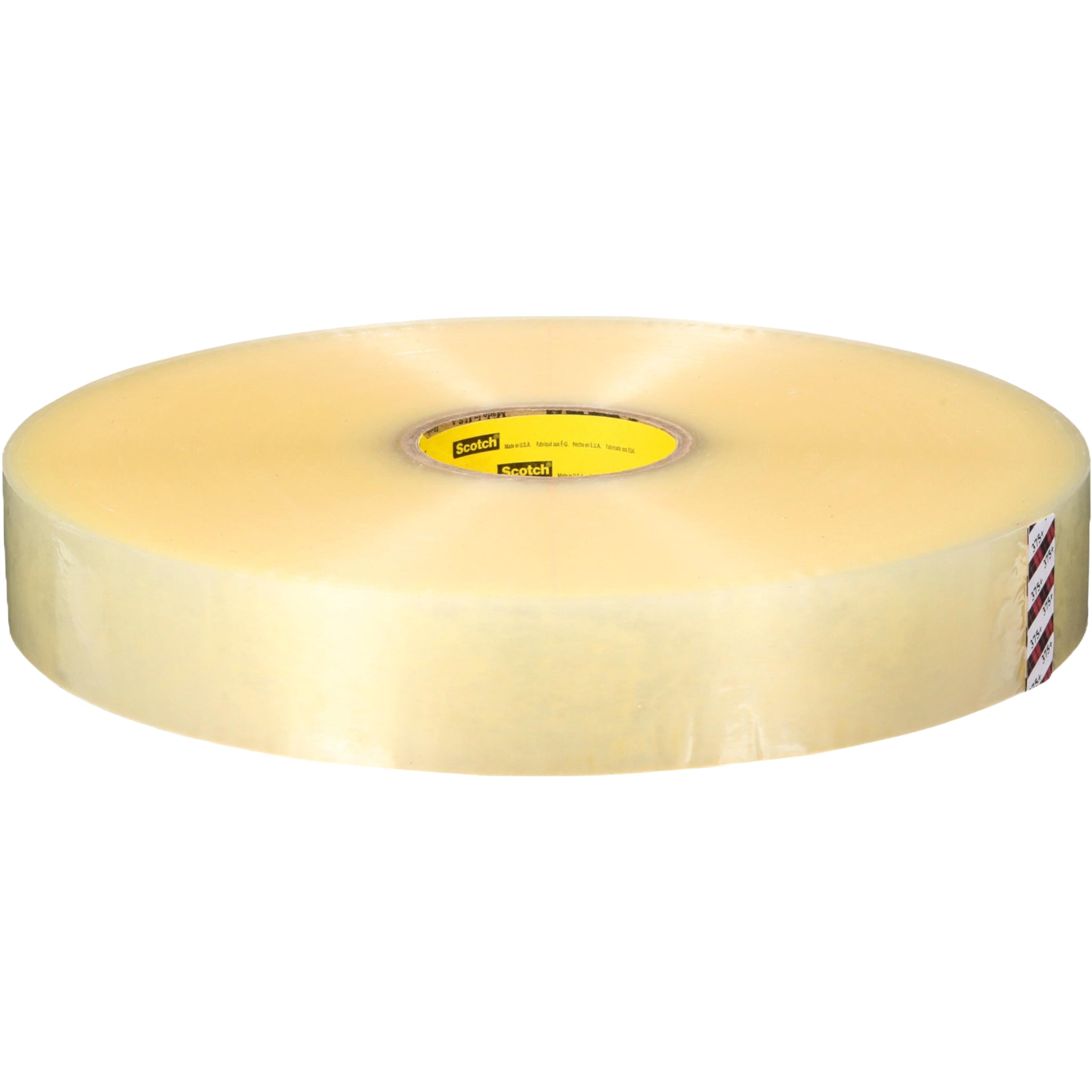 Scotch High Tack Box Sealing Tape 375+ Clear 48 mm x 914 m center view