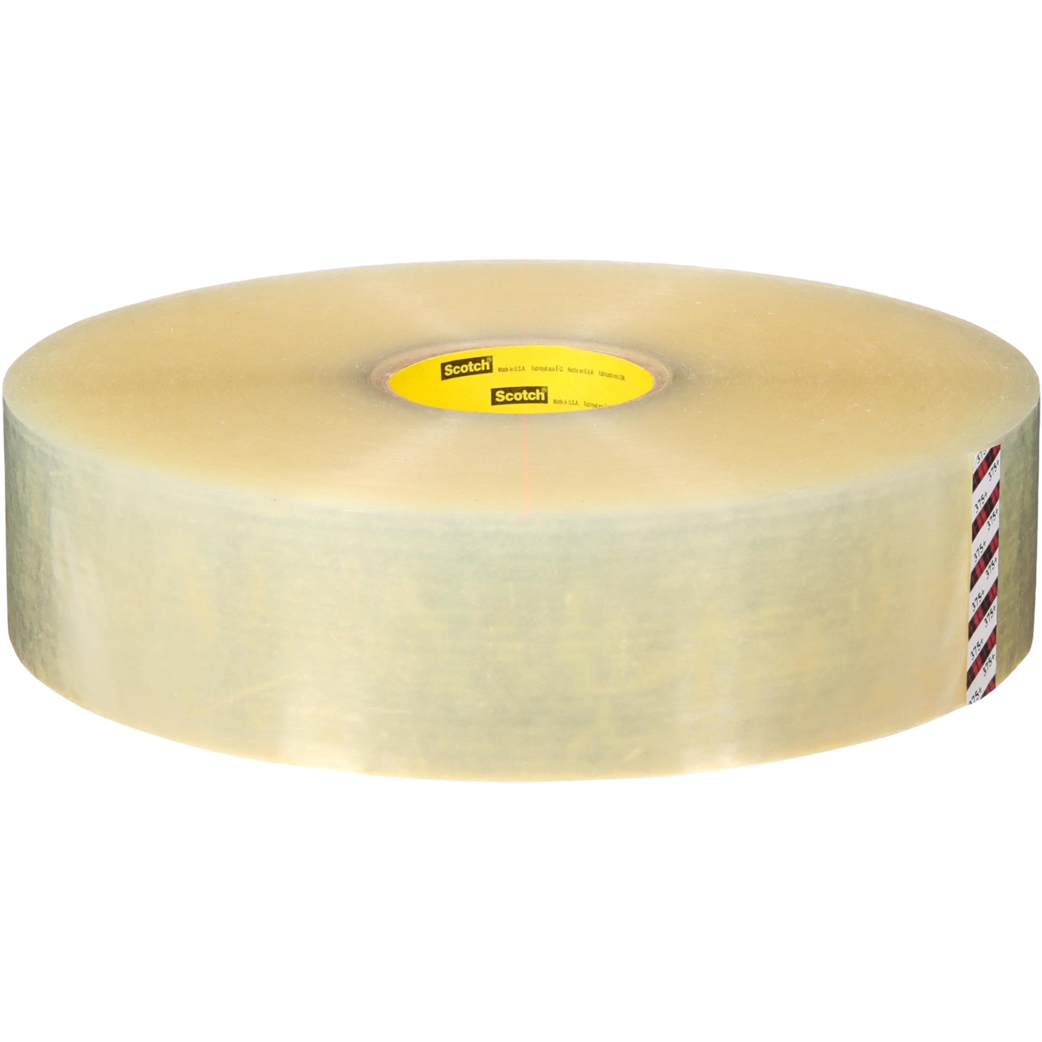 Scotch High Tack Box Sealing Tape 375+ Clear 72 mm x 1500 m center view