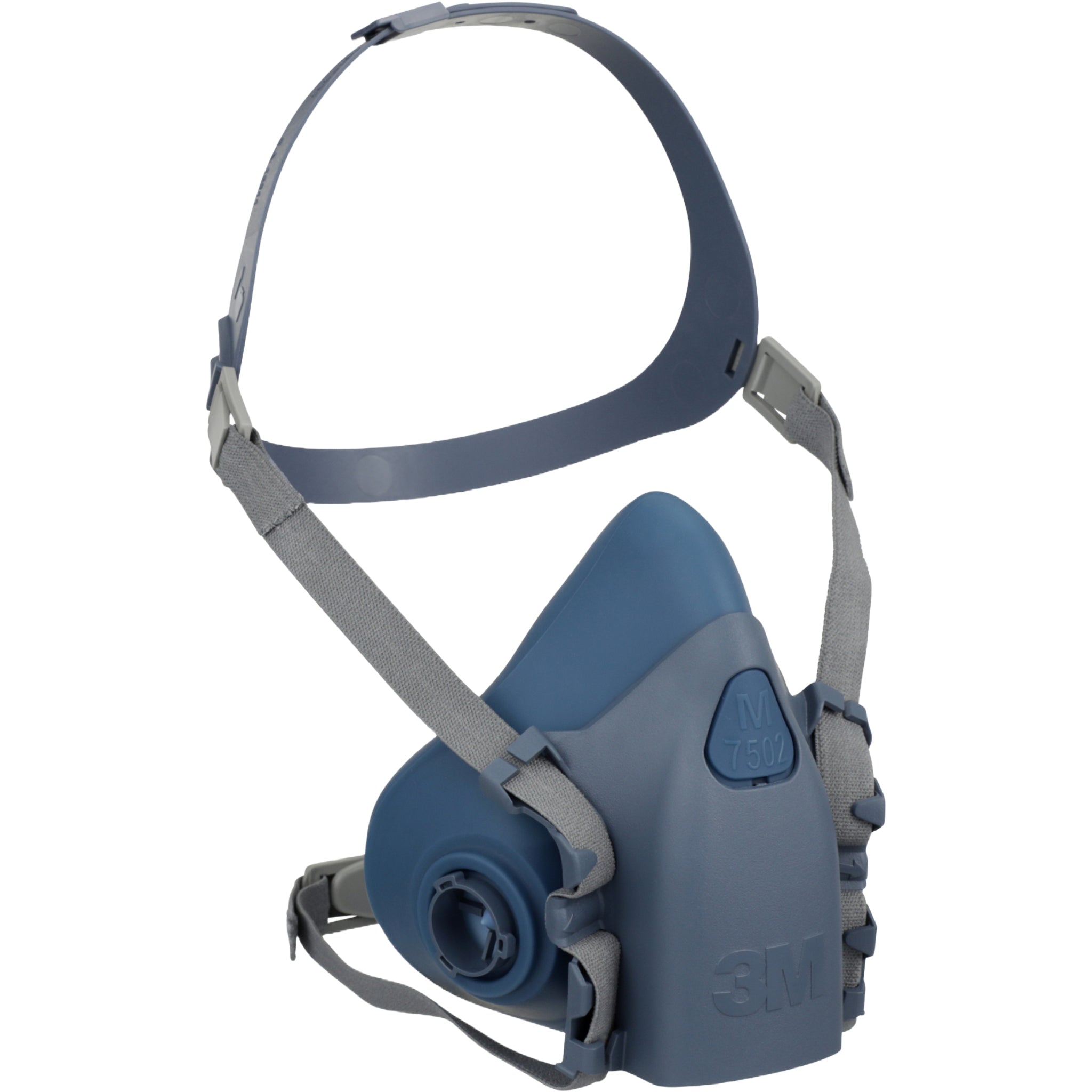 3M 7502 Half Face Reusable Respirator, Blue, Medium main image