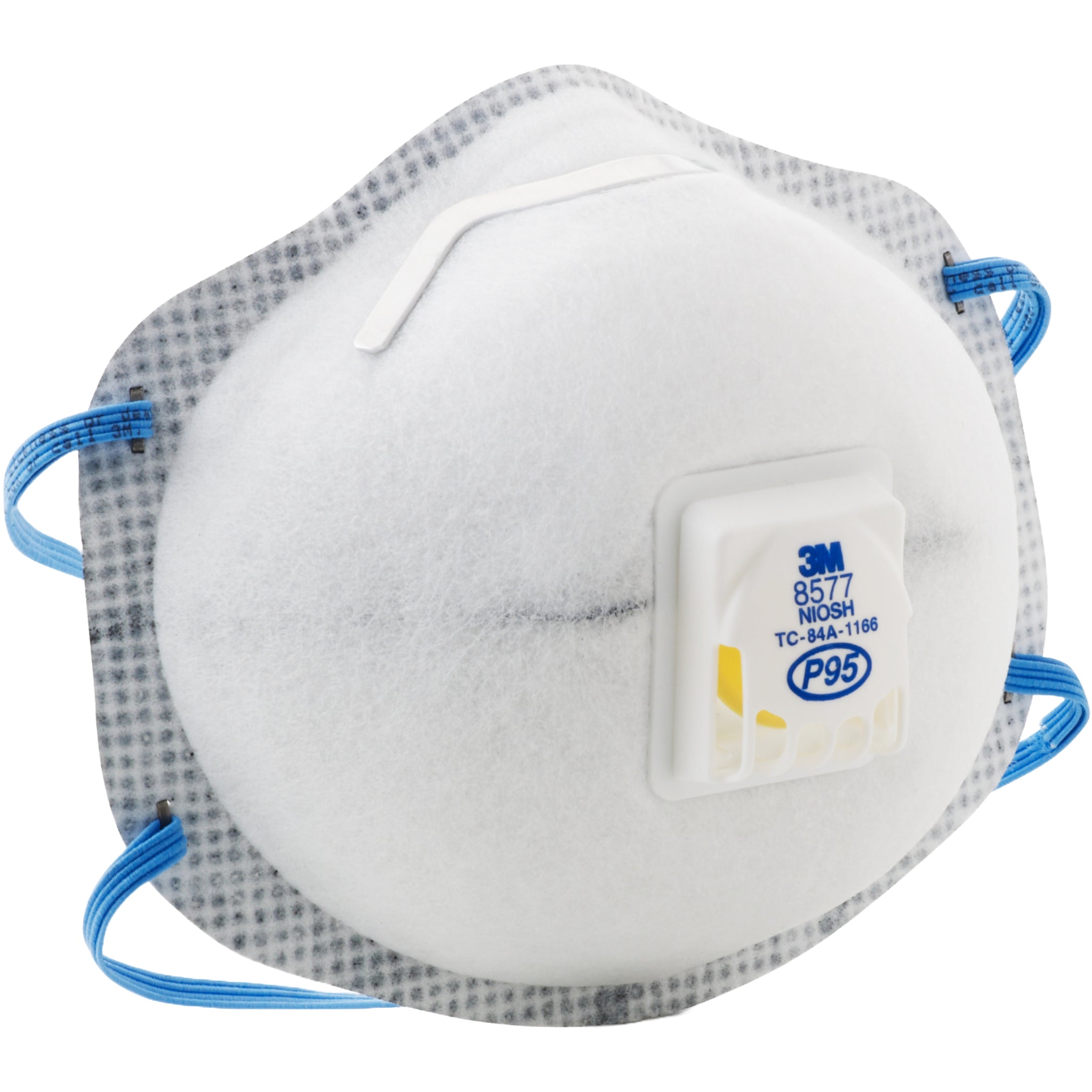 3M 8577 Particulate Respirator, P95, with Nuisance Level Organic Vapor Relief main image