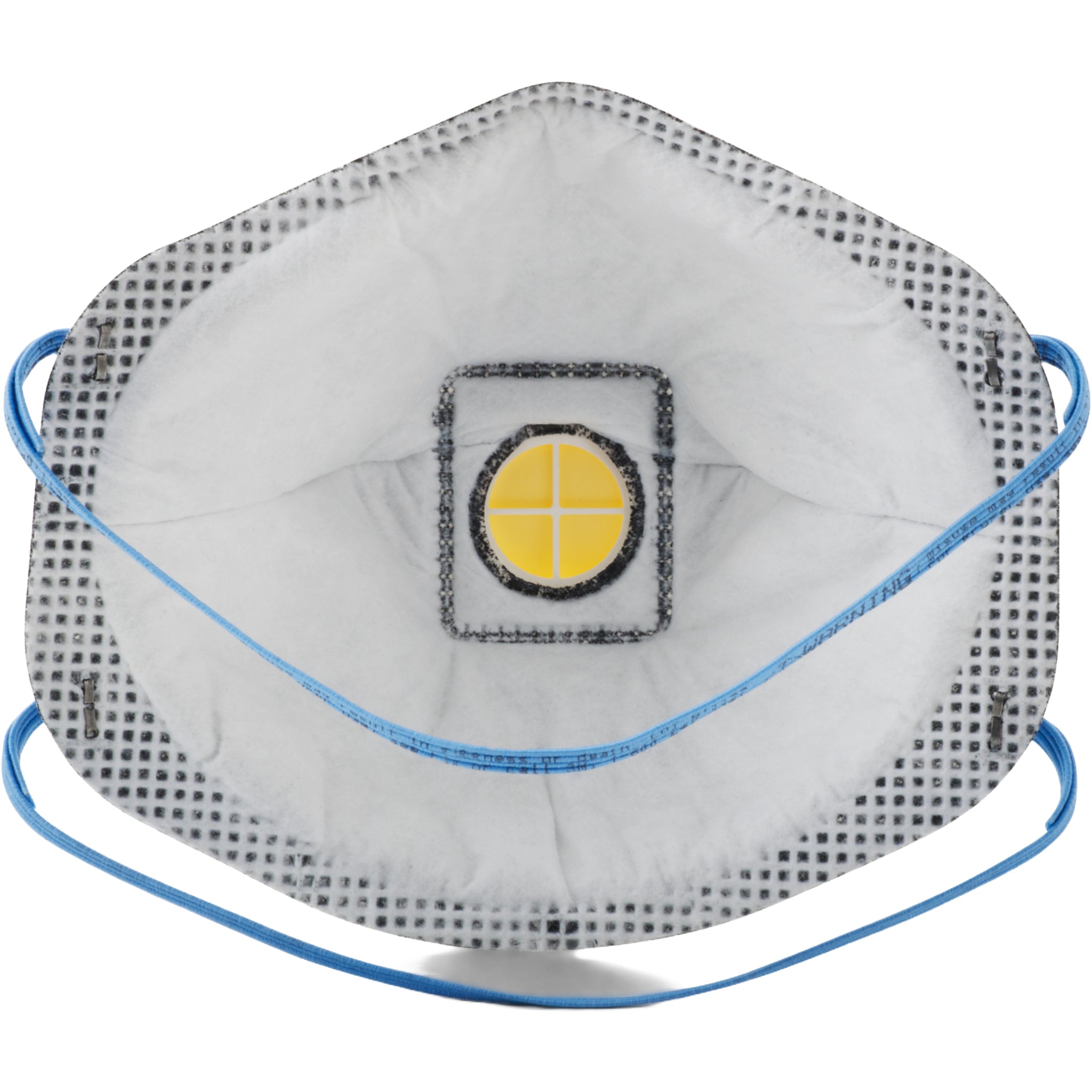 3M 8577 Particulate Respirator, P95, with Nuisance Level Organic Vapor Relief rear view