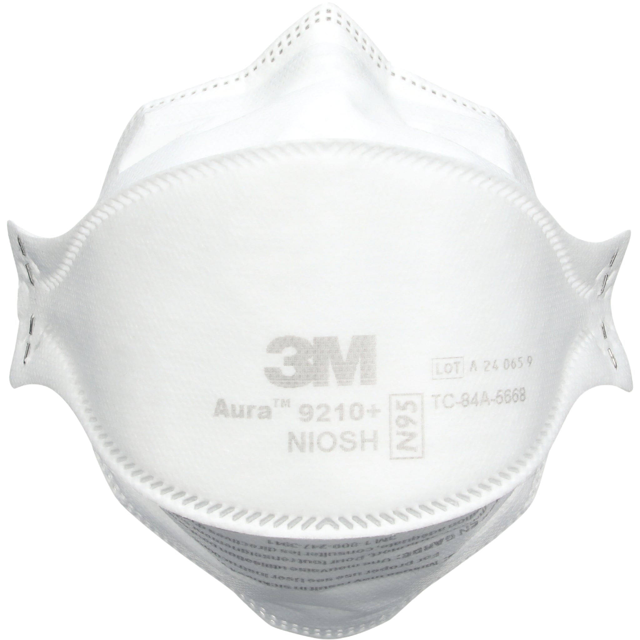 3M 9210+ N95 Aura Particulate Respirator Mask front view