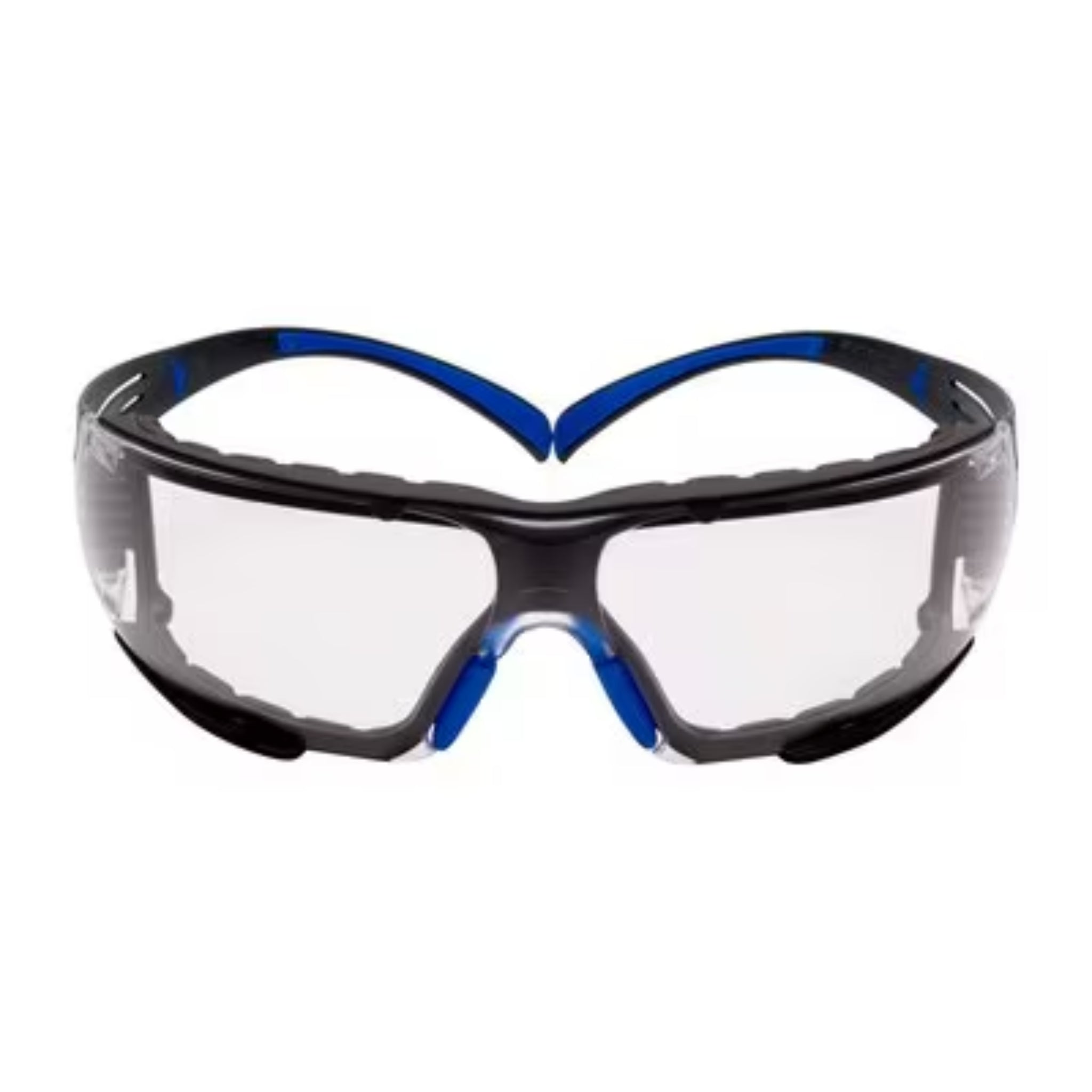 3M SecureFit Safety Glasses SF401SGAF-BLU-F, Blue/Gray, ClearScotchgard Anti-fog Lens, Foam Gasket, 1 Each