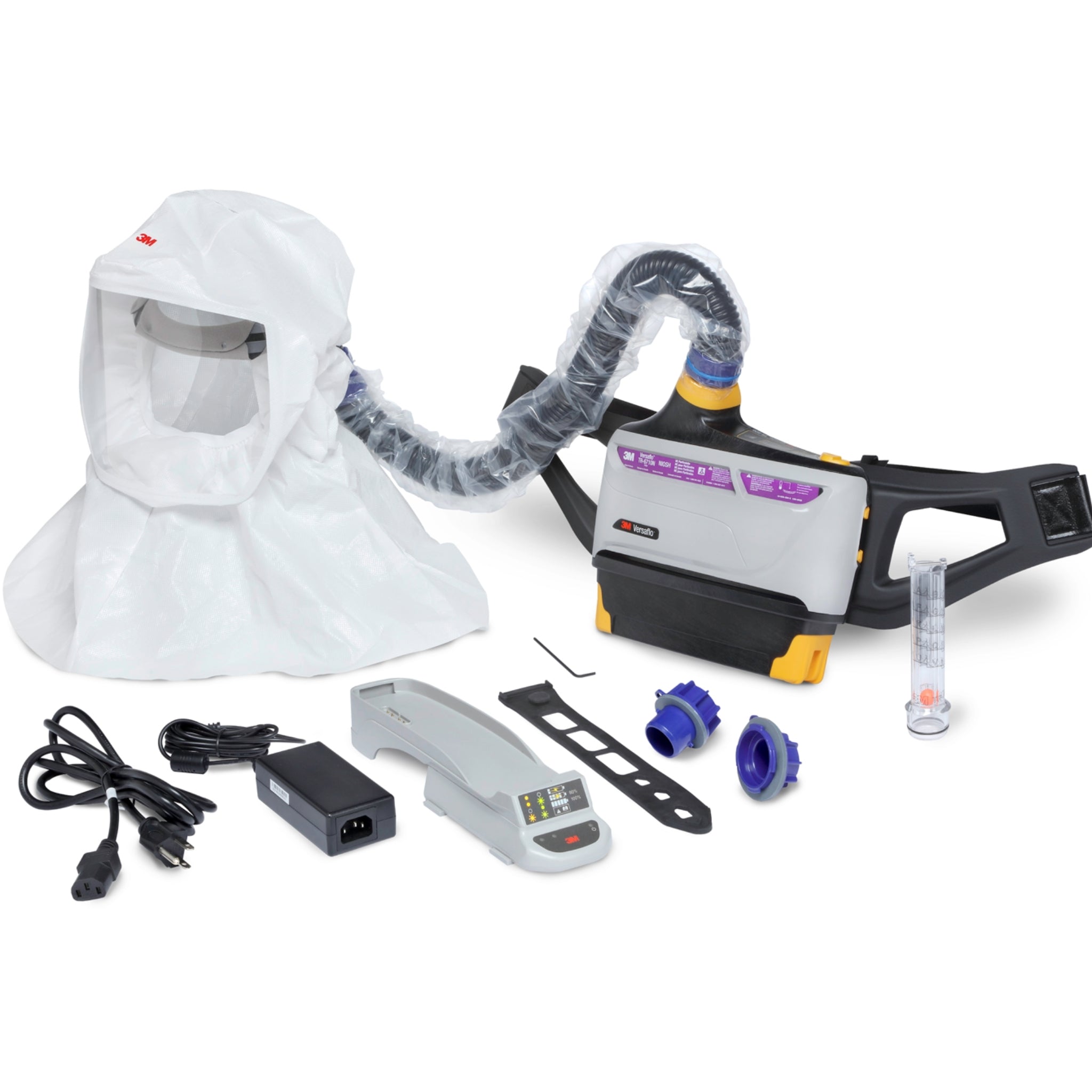 3M TR-800-ECK Versaflo Easy Clean PAPR Kit, Intrinsically Safe, White, Universal main image