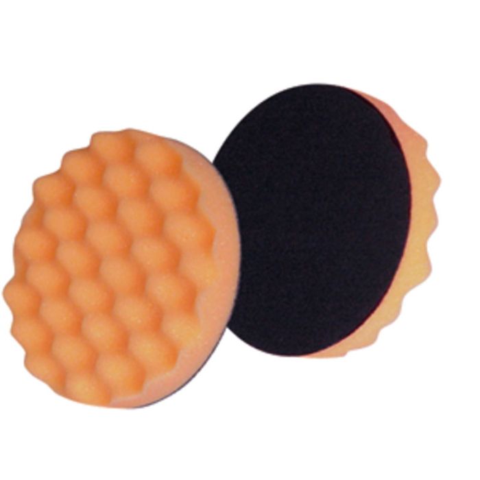 3M™ Finesse-it™ Buffing Pad 02648B, 3-1/4 in Orange Foam Black Loop, 10 per inner 50 per case