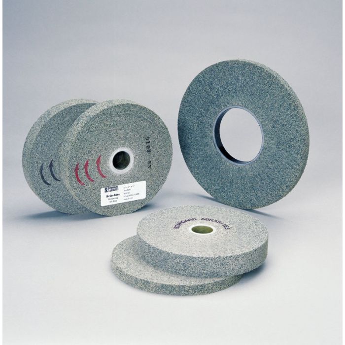 Standard Abrasives™ Deburring Wheel 855193, 6 in x 1 in x 1 in 10S FIN, 3 per case