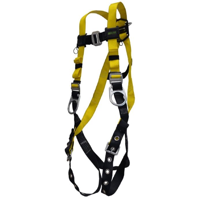 Honeywell Miller 650-7/UYK Standard Non-Stretch Harness, Yellow, One Size, 1 Each