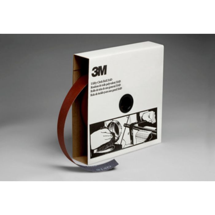 3M™ Utility Cloth Roll 314D, 1-1/2 in x 50 yd P150 J-weight, 5 per case