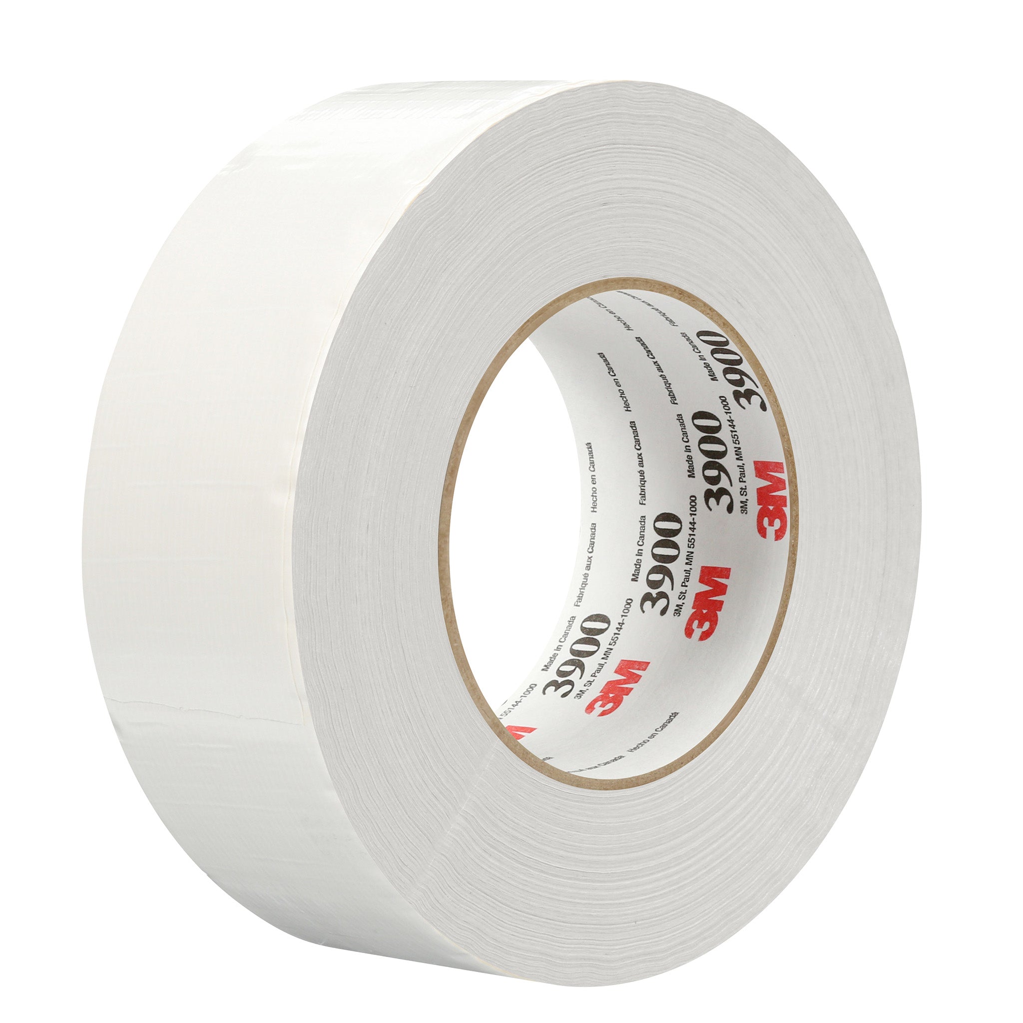 3M Multi-Purpose Duct Tape 3900 White 48 mm x 54.8 m 7.6 mil, 1 Roll