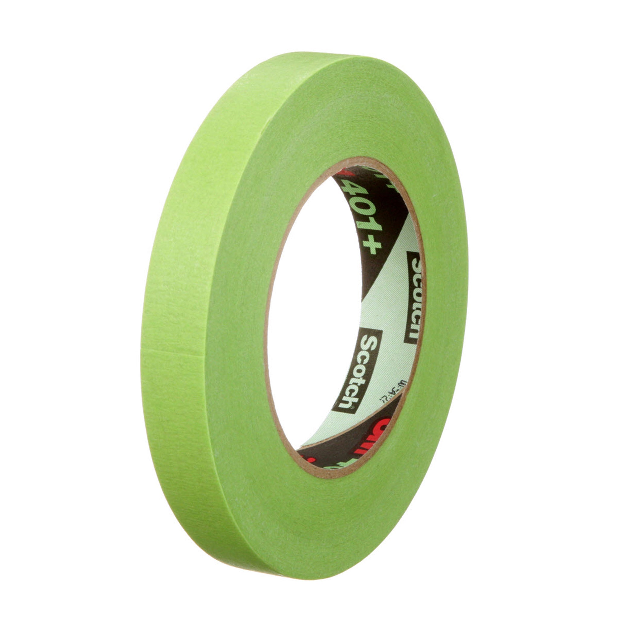 3M High Performance Green Masking Tape 401+ 18 mm x 55 m, 1 Roll