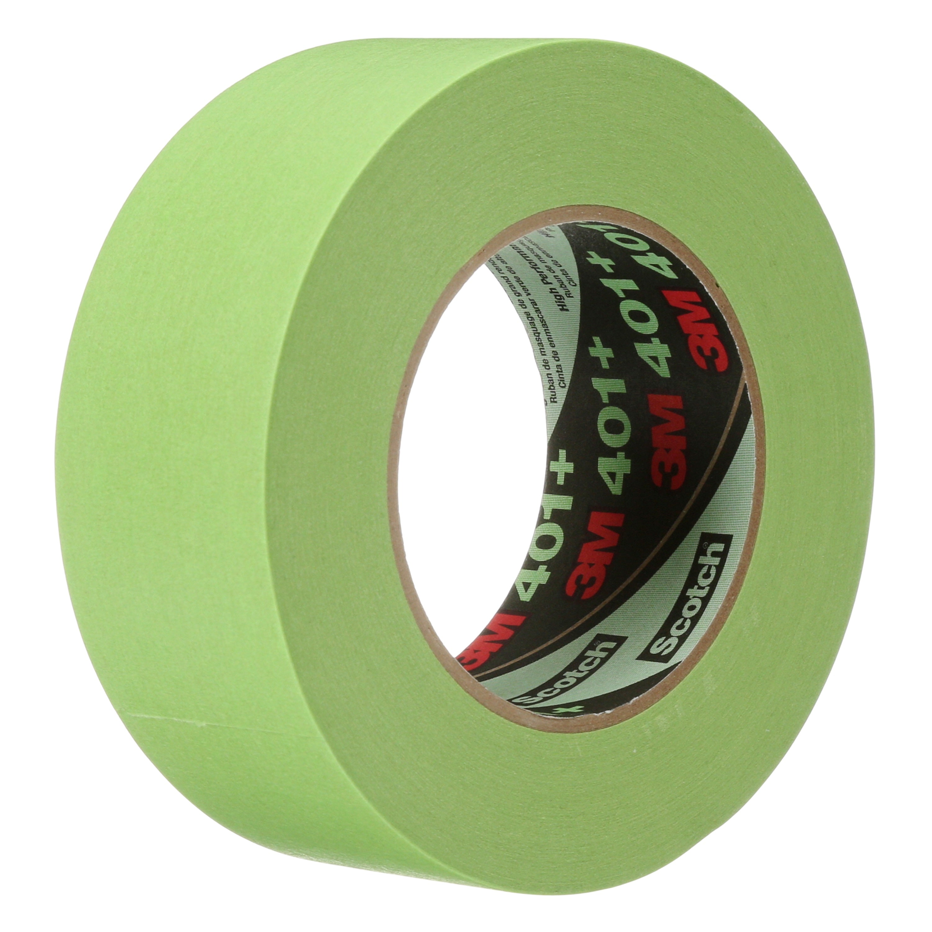 3M High Performance Green Masking Tape 401+ 48 mm x 55 m 6.7 mil, 1 Roll
