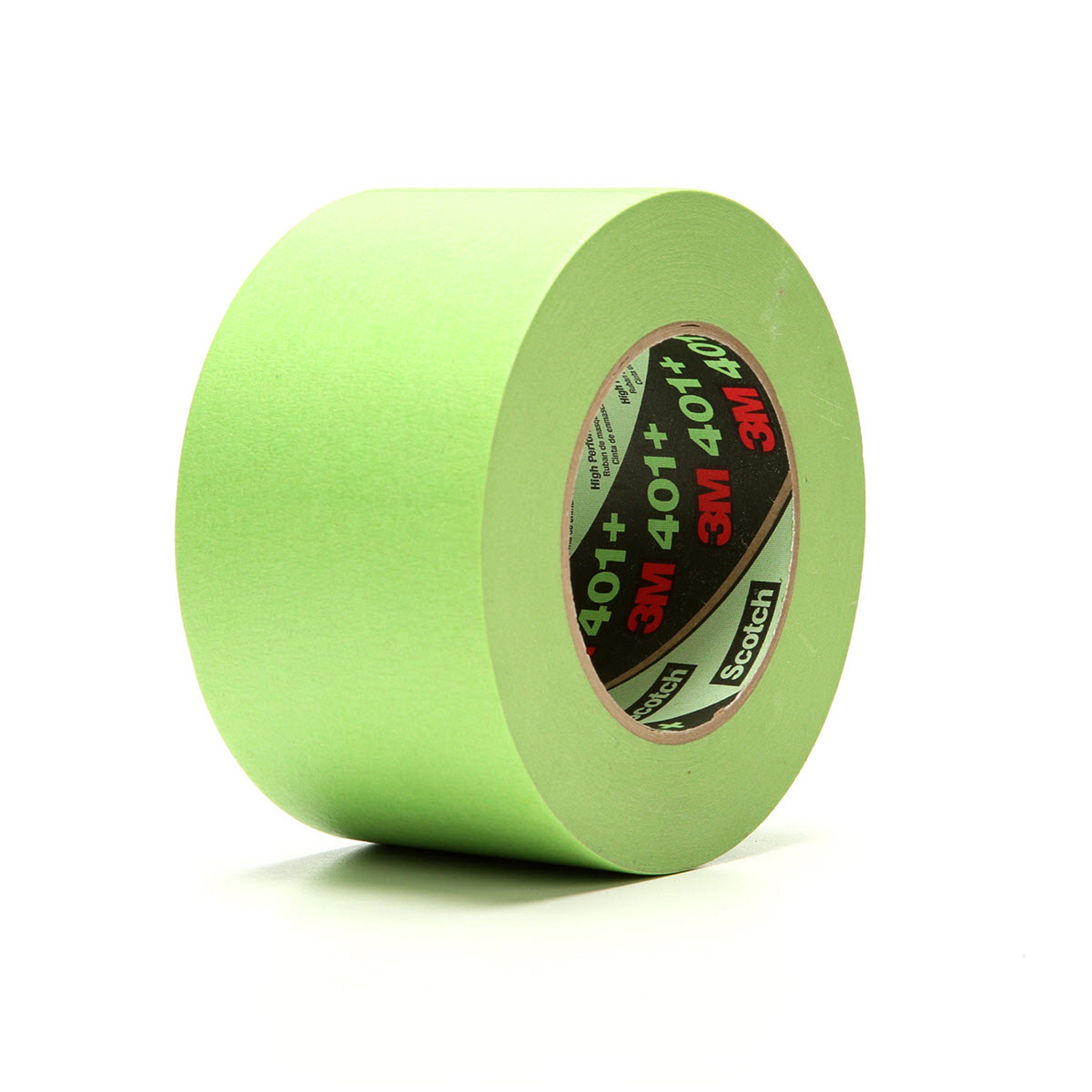 3M High Performance Green Masking Tape 401+ 72 mm x 55 m 6.7 mil, 1 Roll