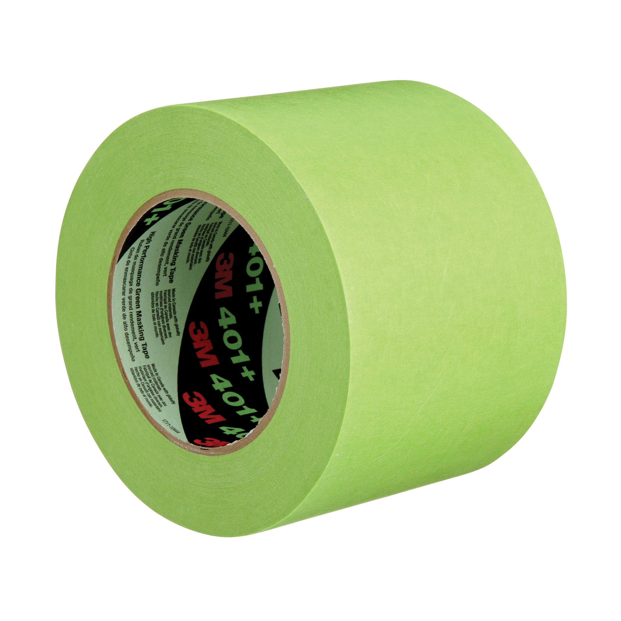 3M High Performance Green Masking Tape 401+ 96 mm x 55 m 6.7 mil, 1 Roll