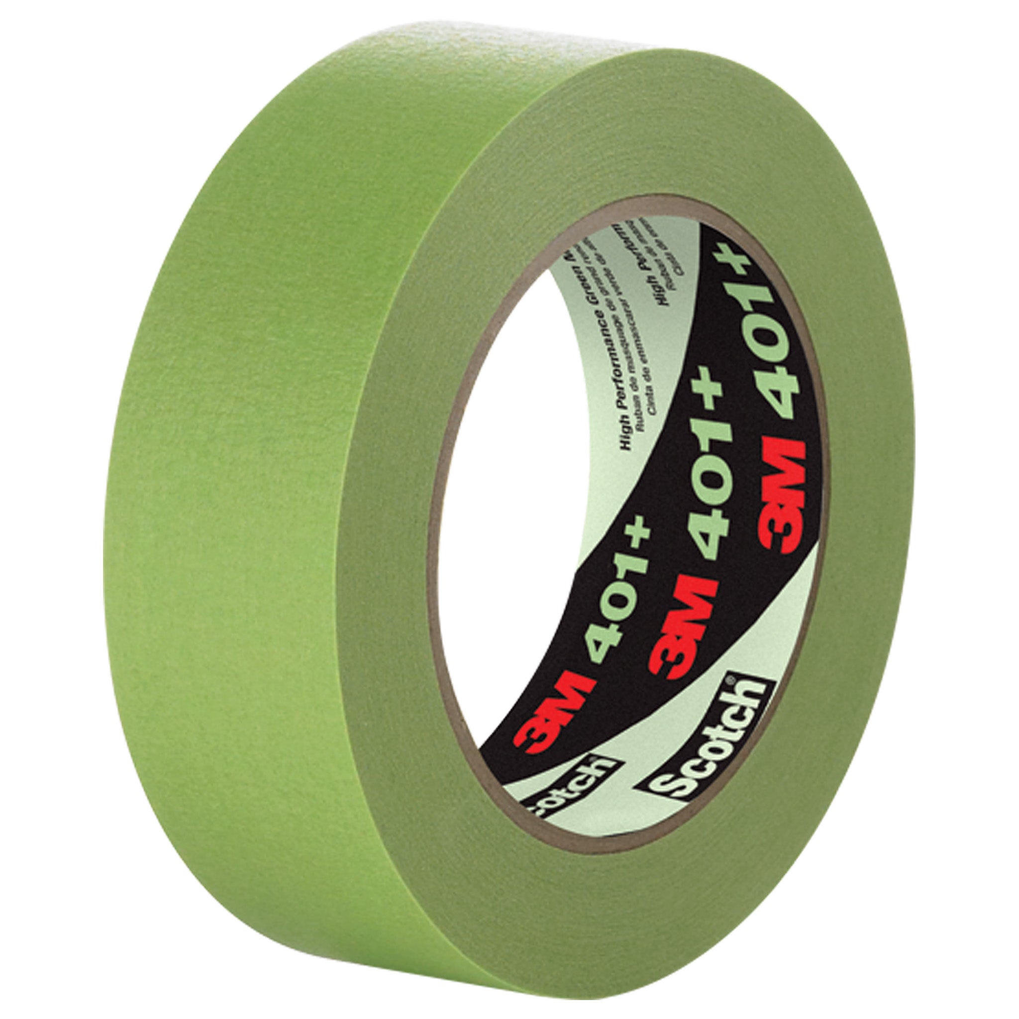 3M High Performance Green Masking Tape 401+ 6 mm x 55 m, 1 Roll