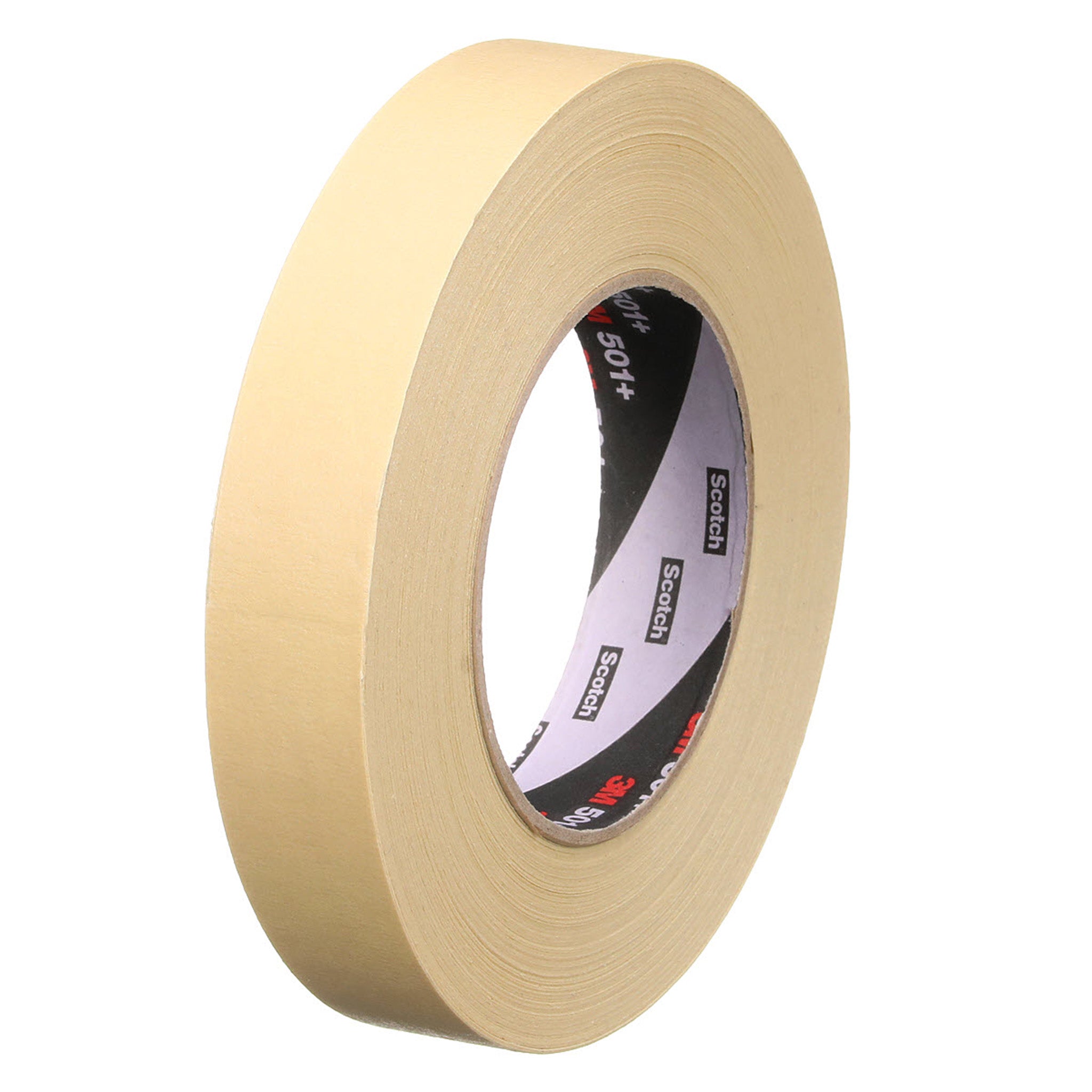 3M Specialty High Temperature Masking Tape 501+ Tan 24 mm x 55 m 7.3 mil, 1 Roll