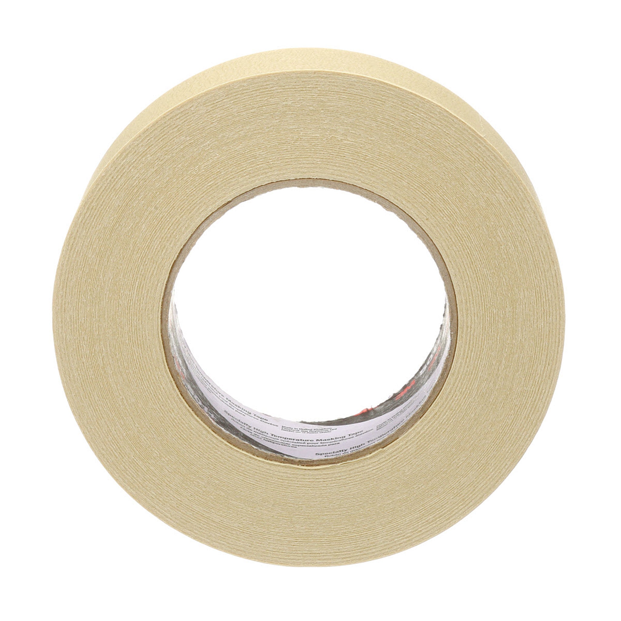 3M Specialty High Temperature Masking Tape 501+ Tan 36 mm x 55 m 7.3 mil, 1 Roll