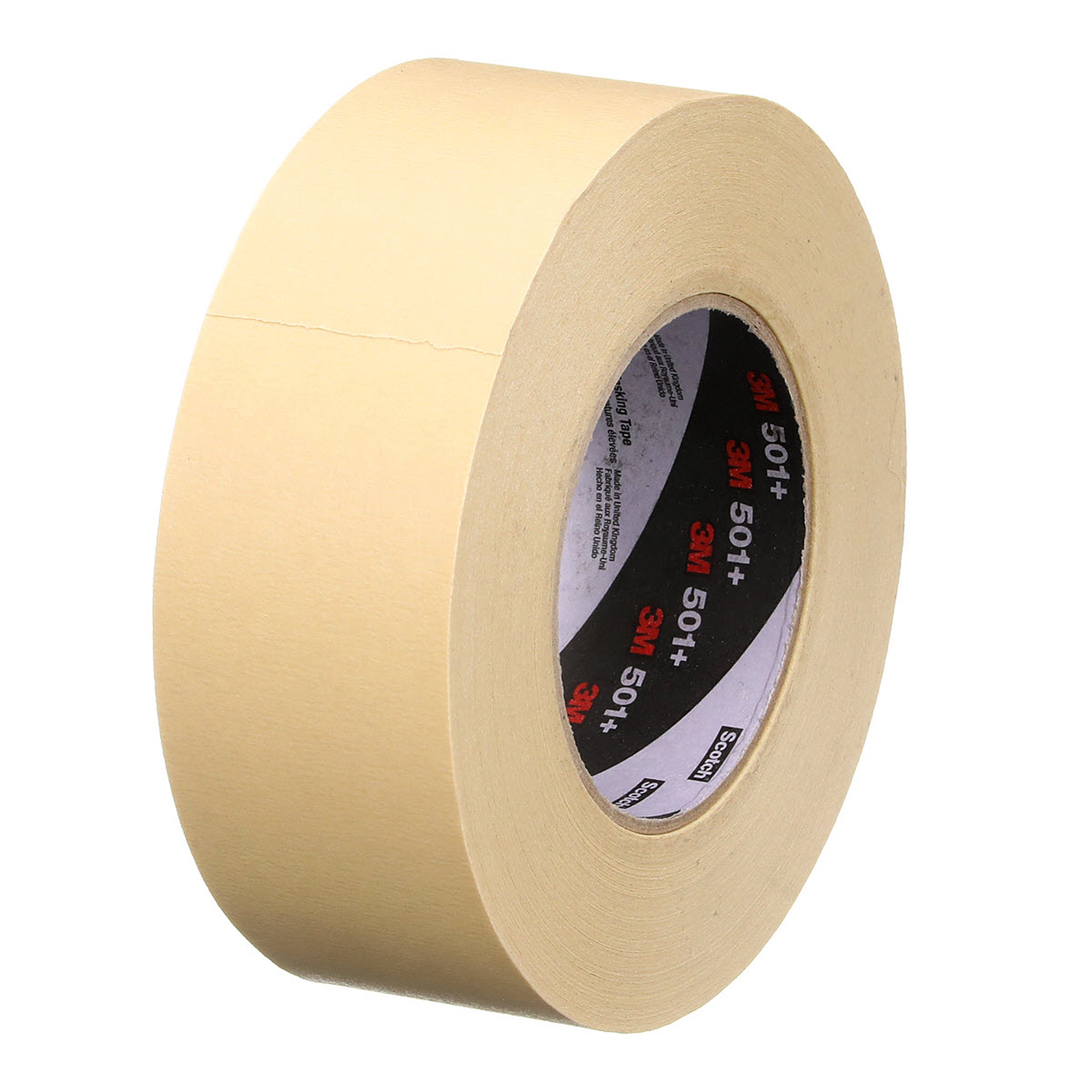 3M Specialty High Temperature Masking Tape 501+ Tan 48 mm x 55 m 7.3 mil, 1 Roll