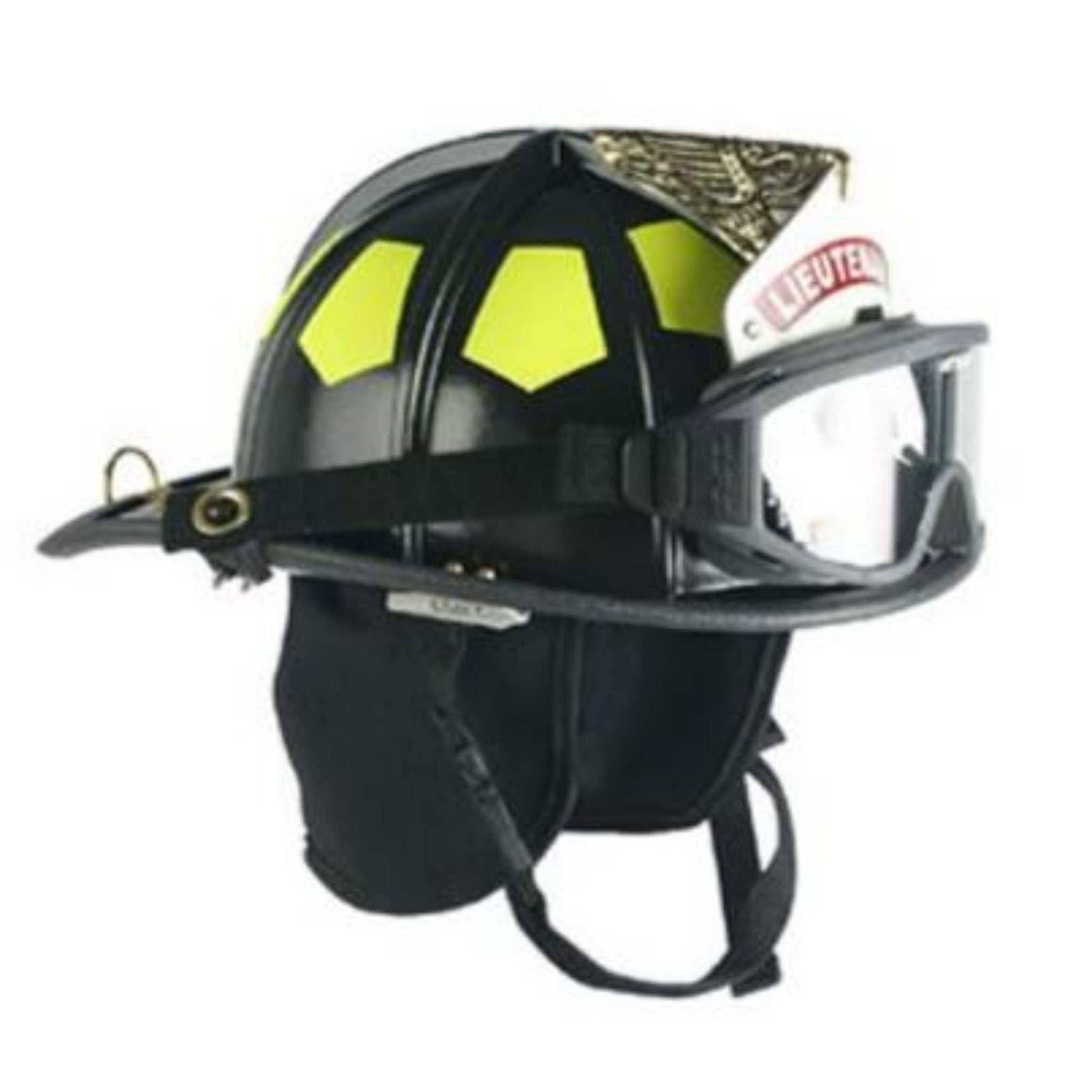 Bullard Traditional Firedome Helmet Matte Finish with Goggle and Brass Eagle