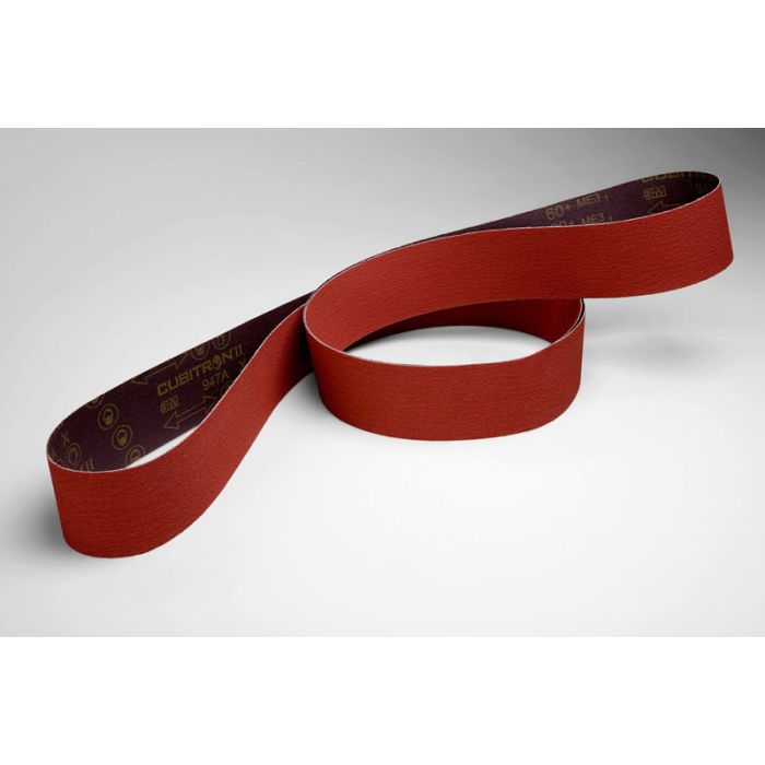 3M™ Cubitron™ ll Cloth Belt 947A, 2 in x 72 in, 60+ X-weight, 25 per inner 50 per case