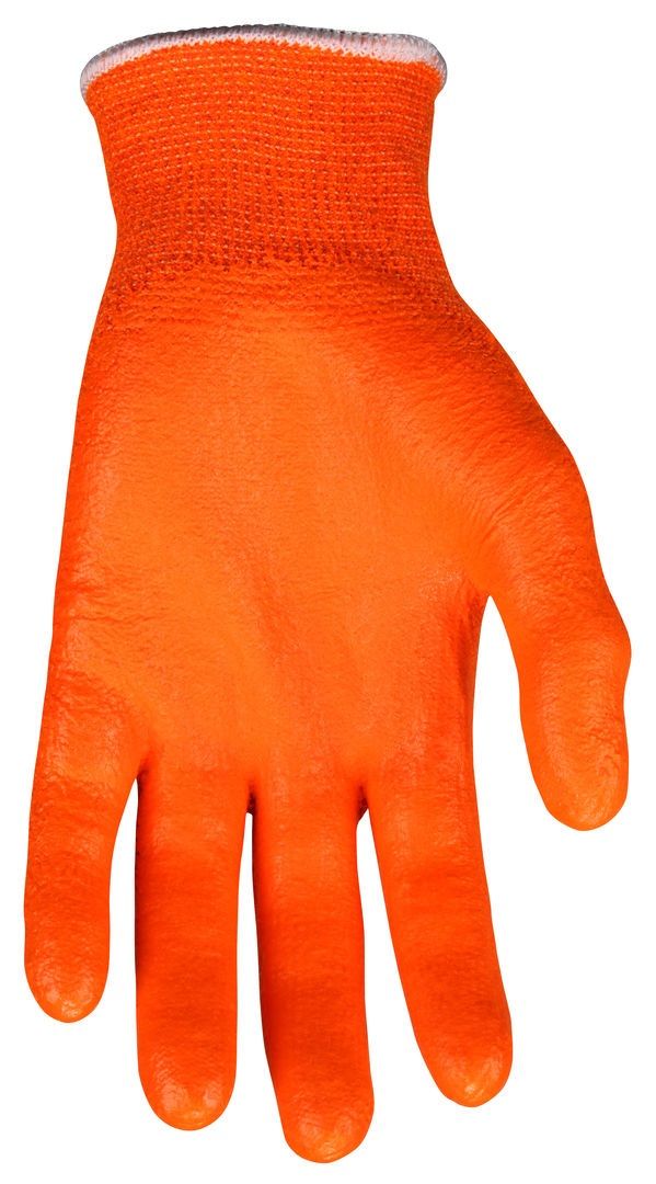 MCR Safety Cut Pro 9178NFO High Visibility Nitrile Foam Coated Cut Resistant Work Gloves, Hi-Vis Orange, Box of 12 Pairs